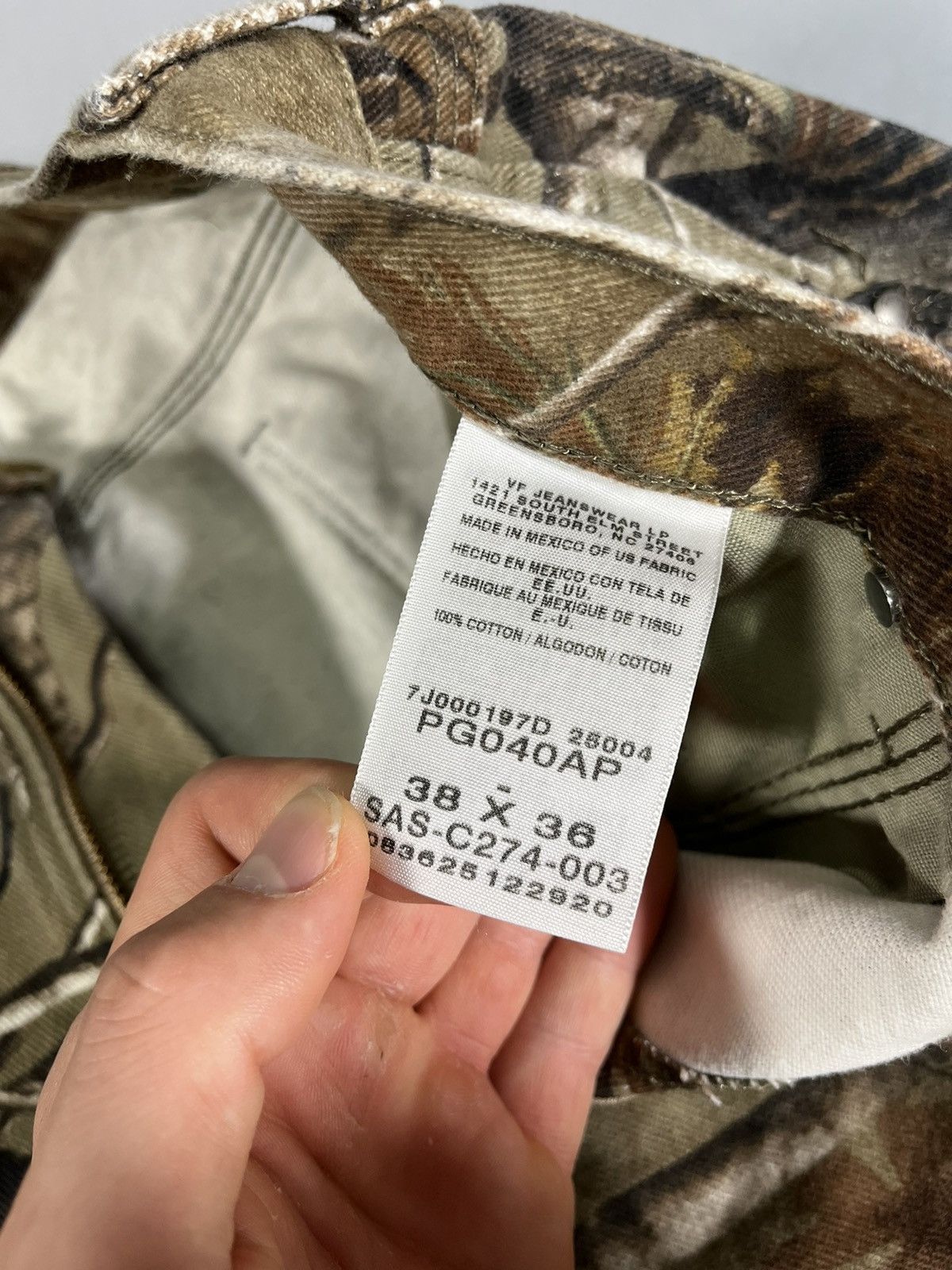 Realtree × Wrangler Realtree Camo Wrangler Pro Gear Denim Style Pants Size US 36 / EU 52 - 3 Thumbnail