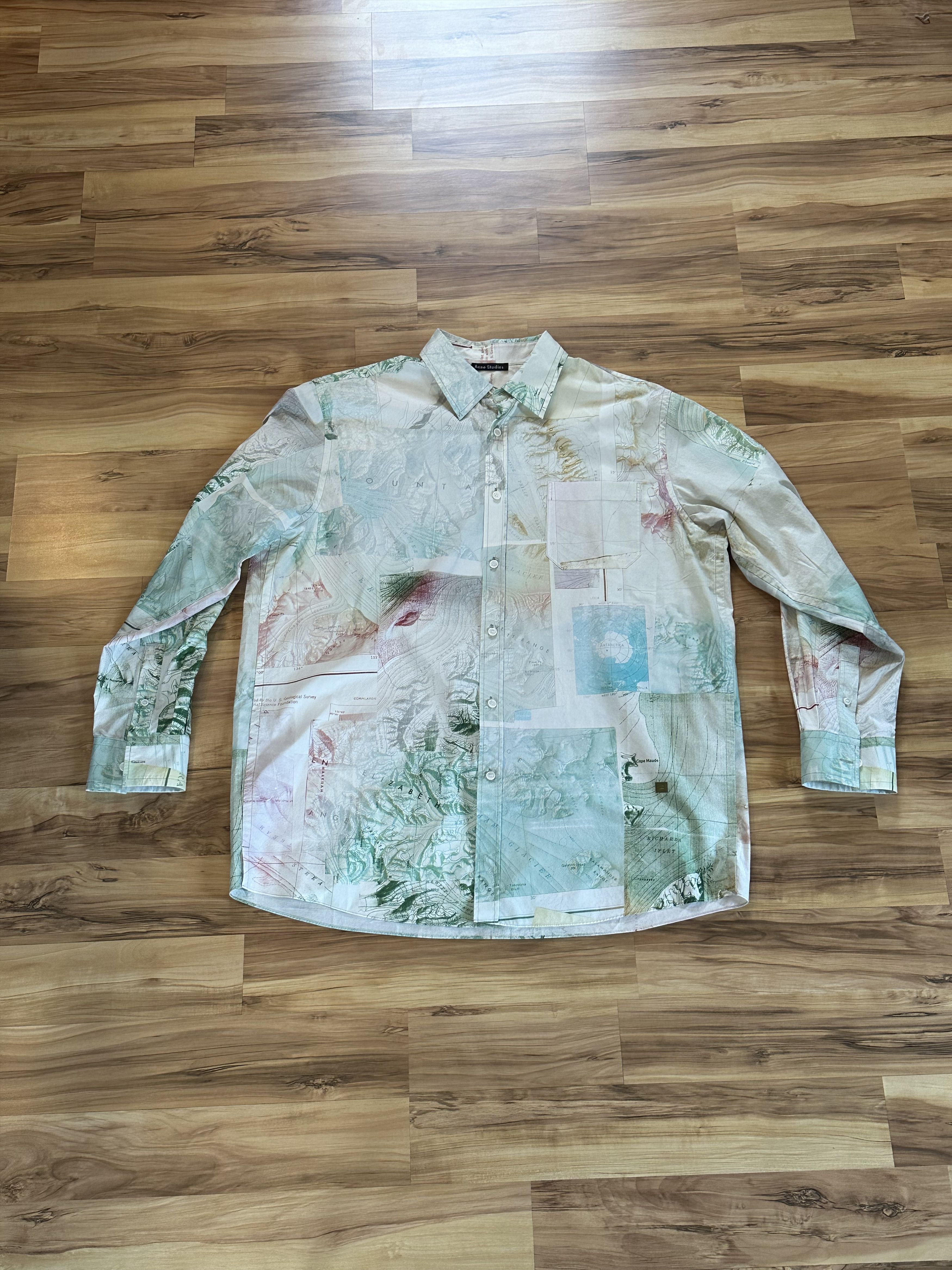 Sleeve Floral Shirt Acne Elms Shirt Acne Studios Acne Studios