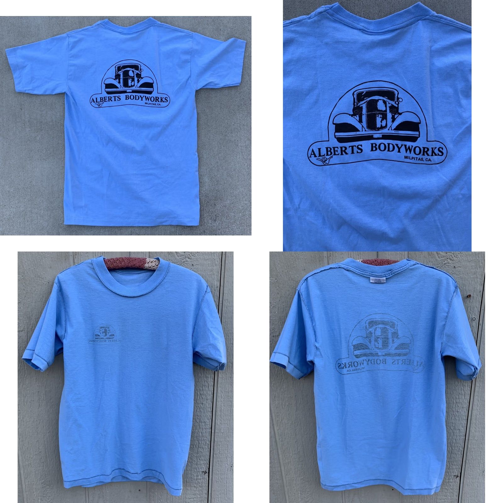 Vintage VINTAGE National Fifty Fifty T-Shirt Men's M Blue Cotton Polyester Car Graphic 1980s Size US M / EU 48-50 / 2 - 9 Thumbnail
