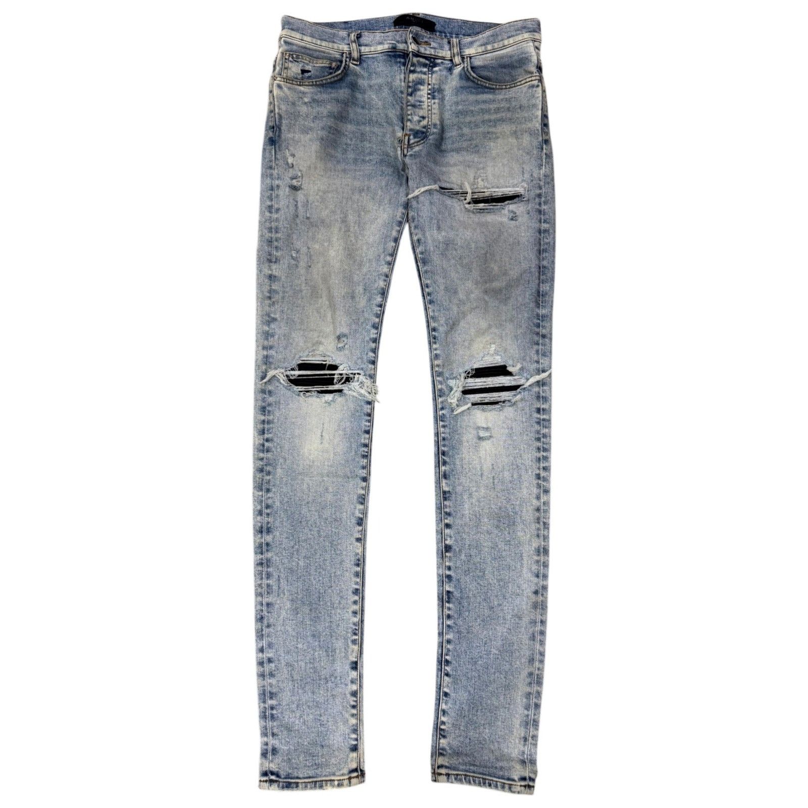 Amiri Patch MX1 Stone Wash & Black Jeans