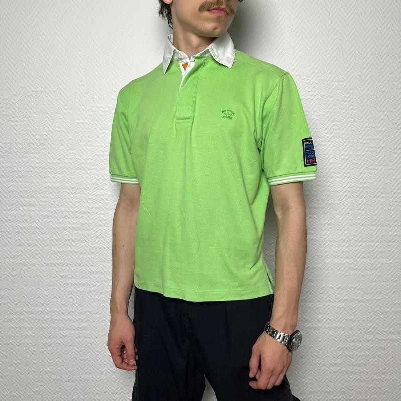 Paul & Shark Paul&Shark Yachting Polo Green Cotton Shirt Logo Size S Size US S / EU 44-46 / 1 - 9 Thumbnail