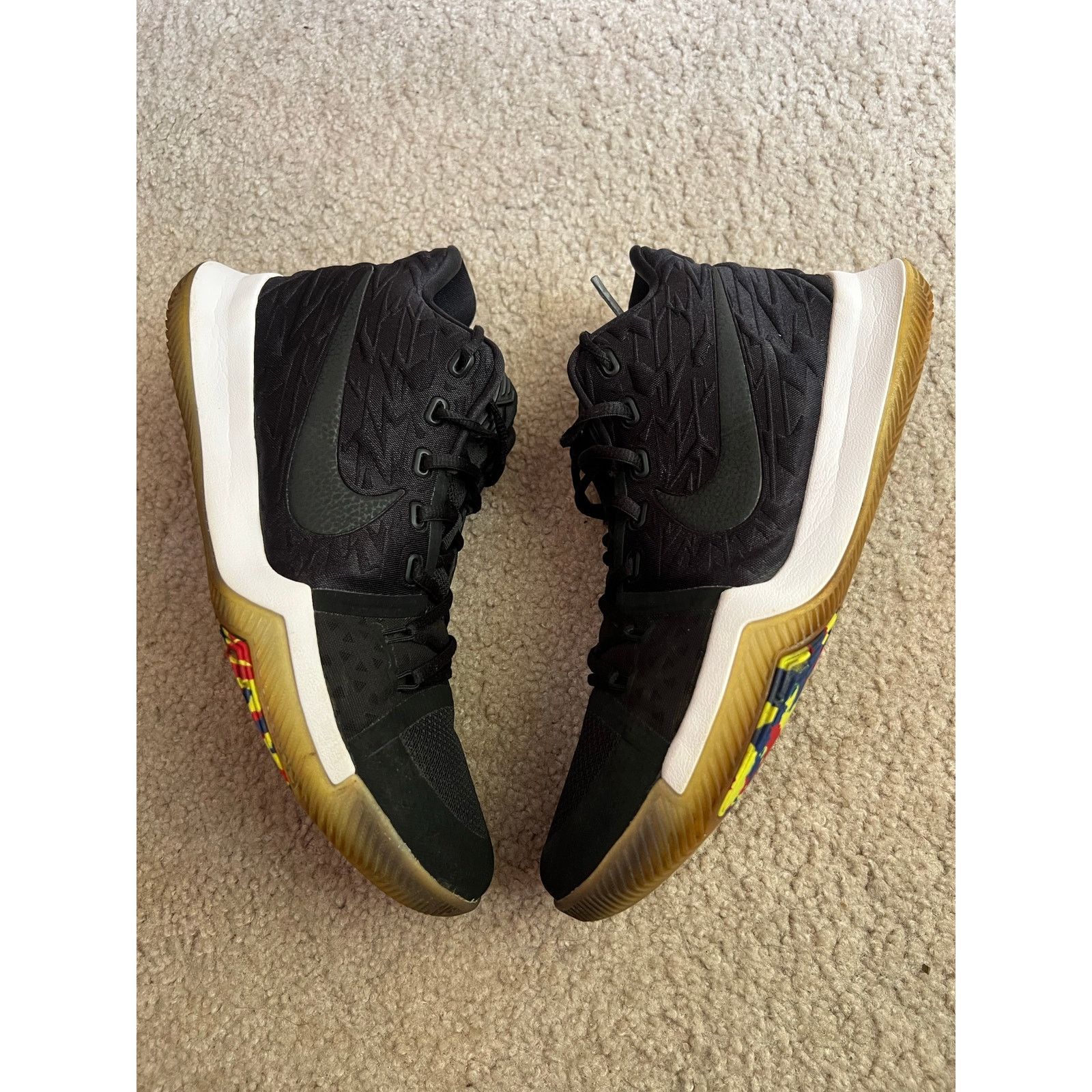 Nike Nike Kyrie 3 Black Multicolor Size 10.5 Size US 10.5 / EU 43-44 - 1 Thumbnail