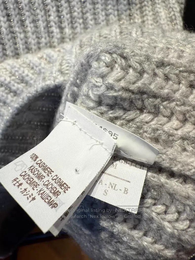 Brunello Cucinelli Brunello Cucinelli Beaded cashmere sweater Size M / US 6-8 / IT 42-44 - 3 Thumbnail
