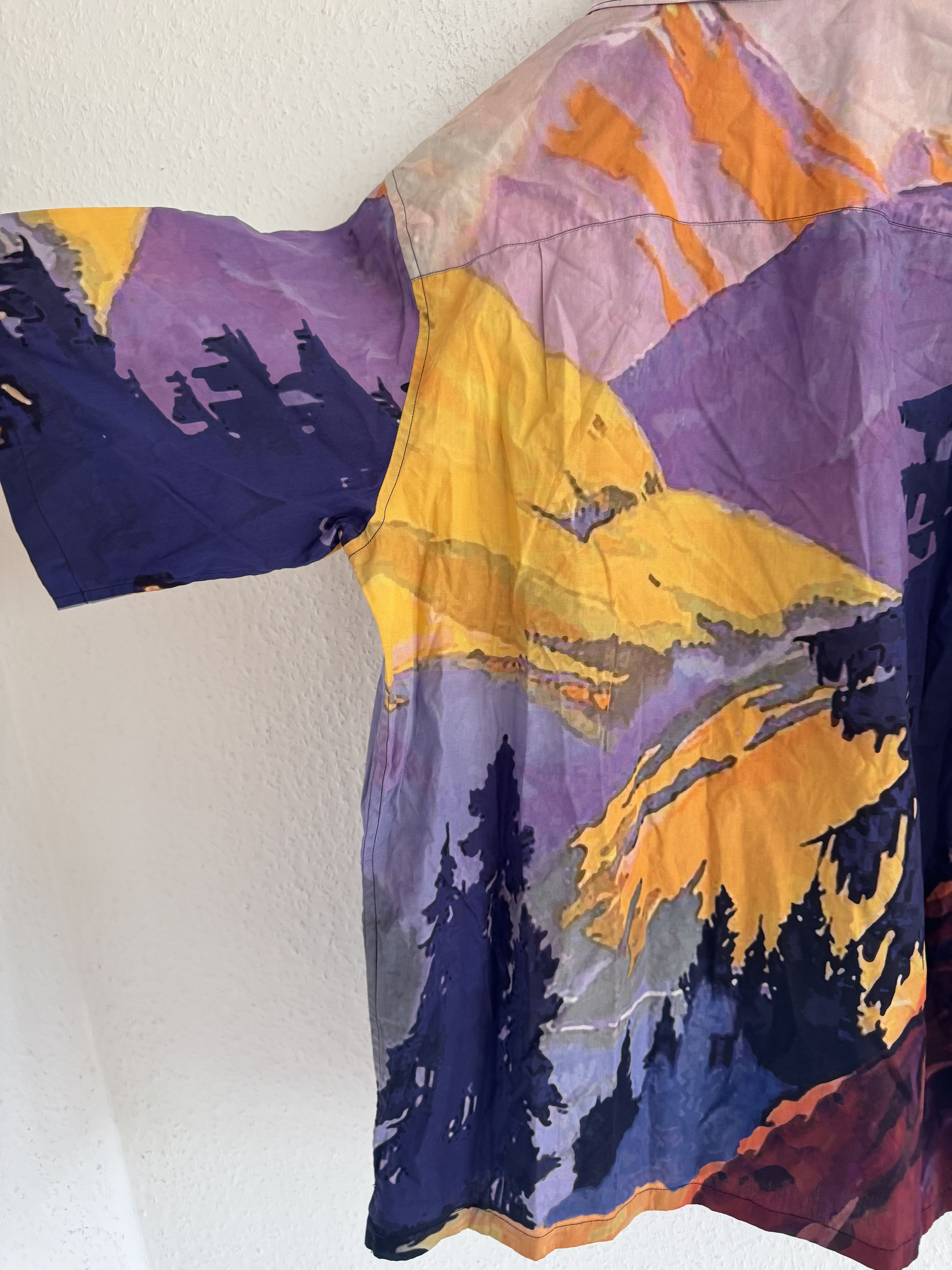 Prada SS17 Mountain Landscape Shirt Size US M / EU 48-50 / 2 - 10 Thumbnail