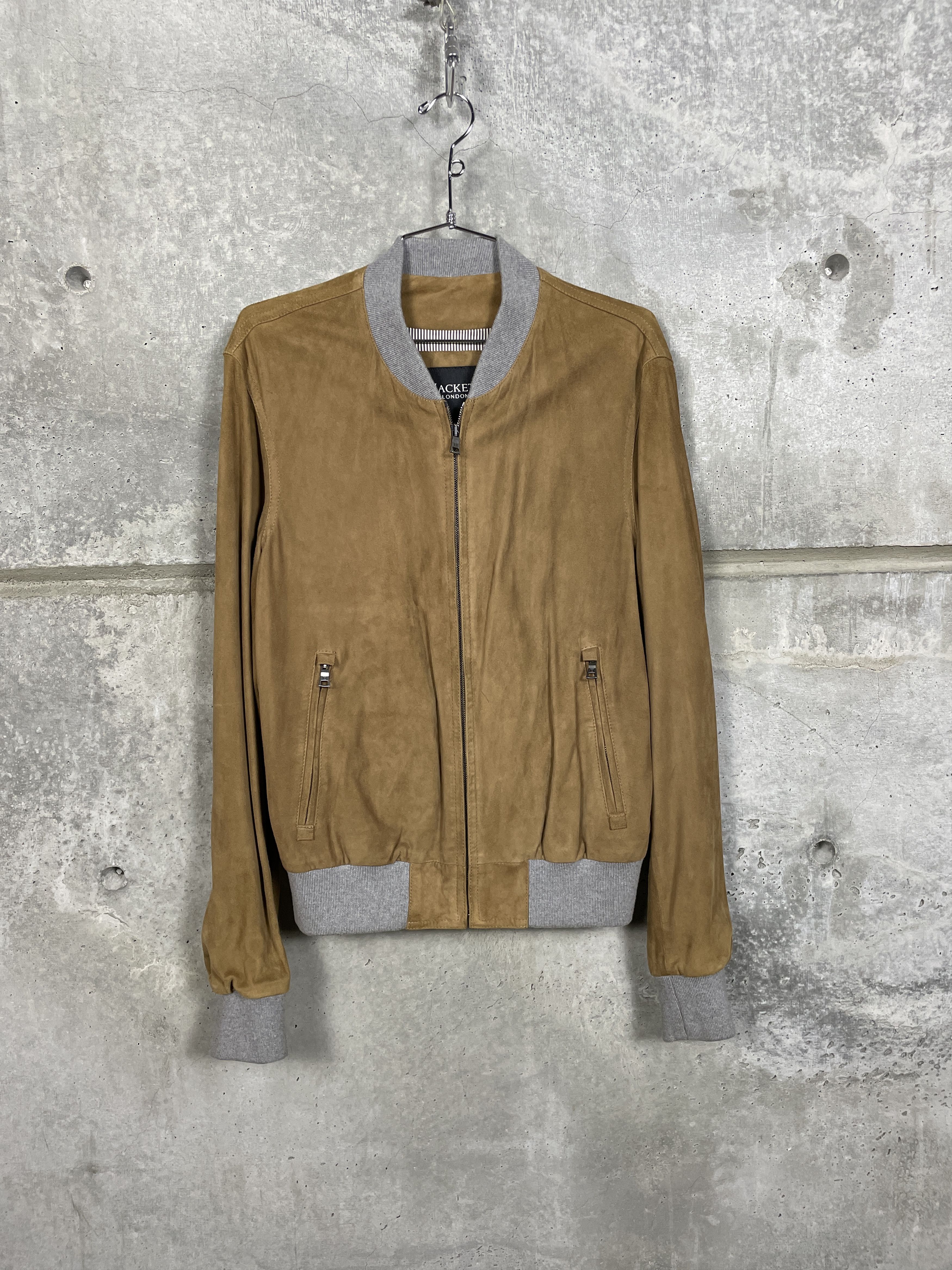 Hackett Suede Leather Blouson Jacket
