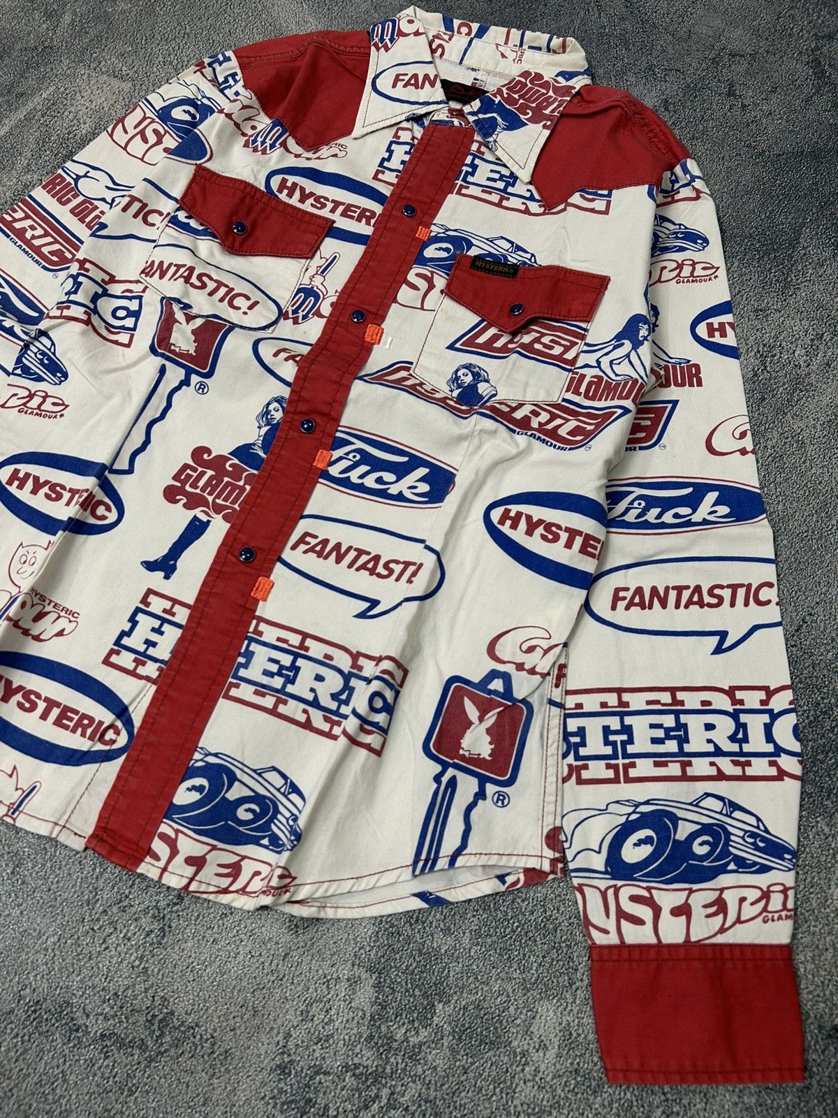 Hysteric Glamour Vintage Hysteric Glamour All Over logo Size US S / EU 44-46 / 1 - 3 Thumbnail