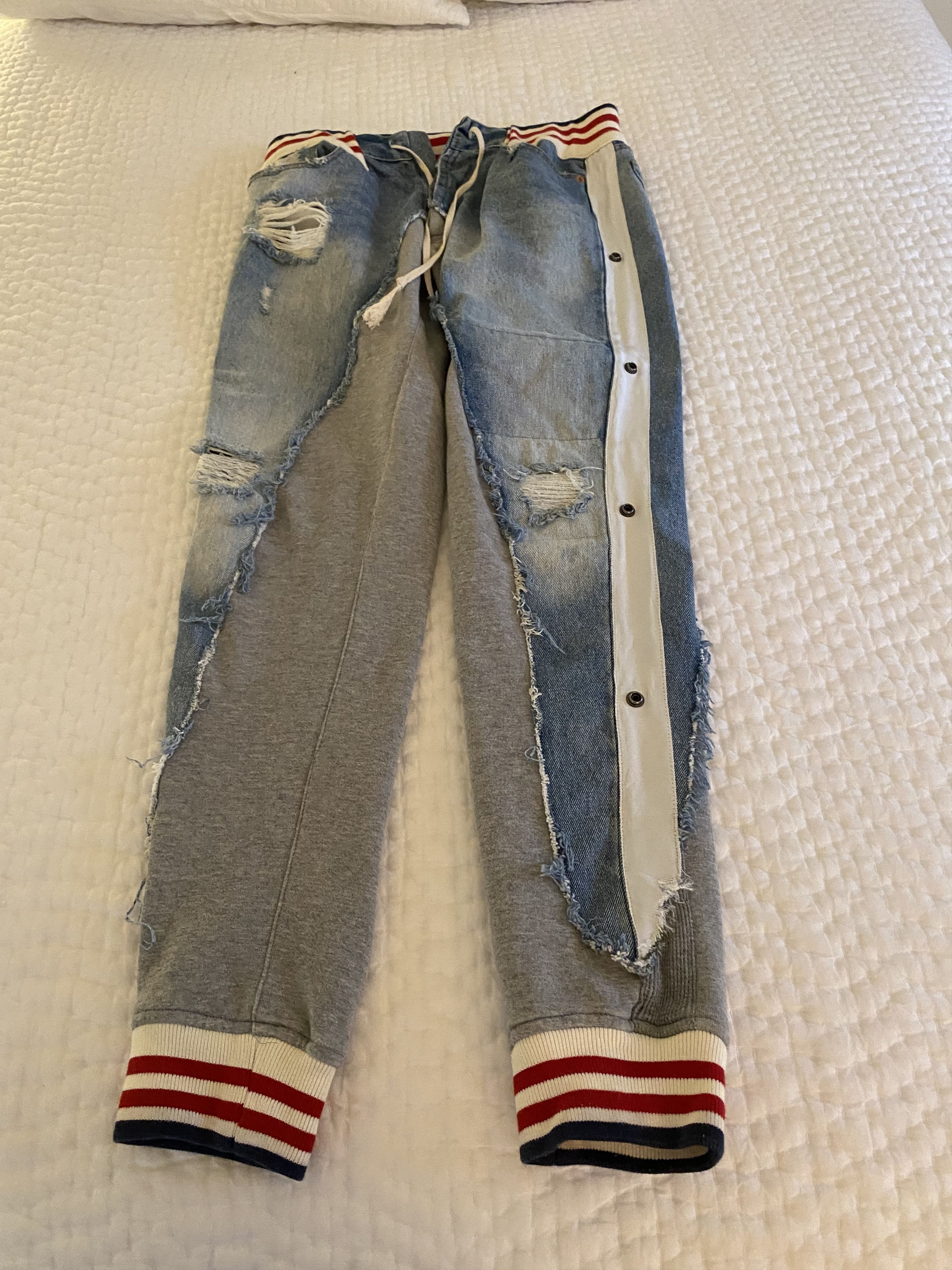 image of Unkwn Knock-Offs in Denim/Grey, Men's (Size 32)