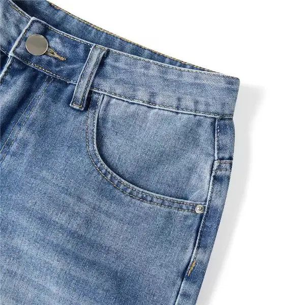 Japanese Brand Komura x Kubo Distressed Washed Y2k Shorts Jorts Denim Size US 38 / EU 54 - 6 Thumbnail