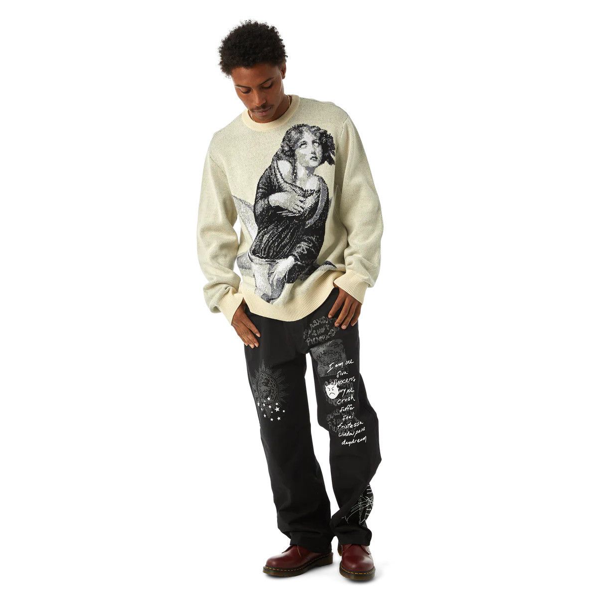 Band Tees × Huf Huf x Smashing Pumpkins Star Girl Crewneck Sweater XL NWT Size US XXL / EU 58 / 5 - 11 Thumbnail