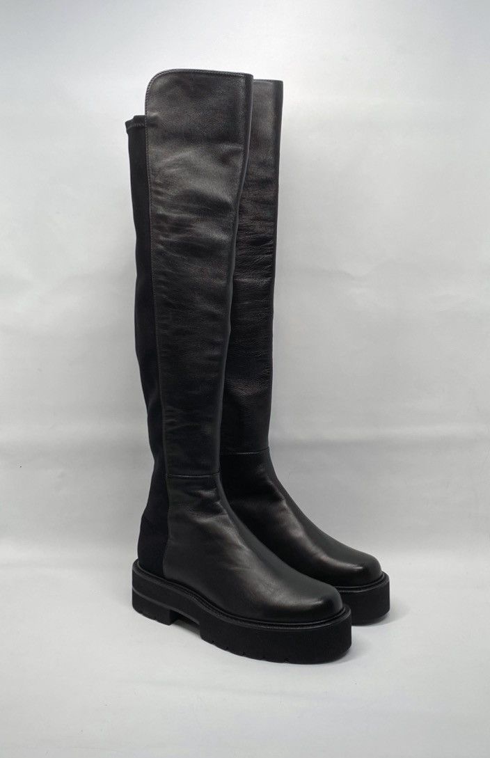 Stuart Weitzman Stuart Weitzman 5050 Over-The-Knee Leather Boots size 4.5 Size US 4.5 / IT 34.5 - 7 Thumbnail