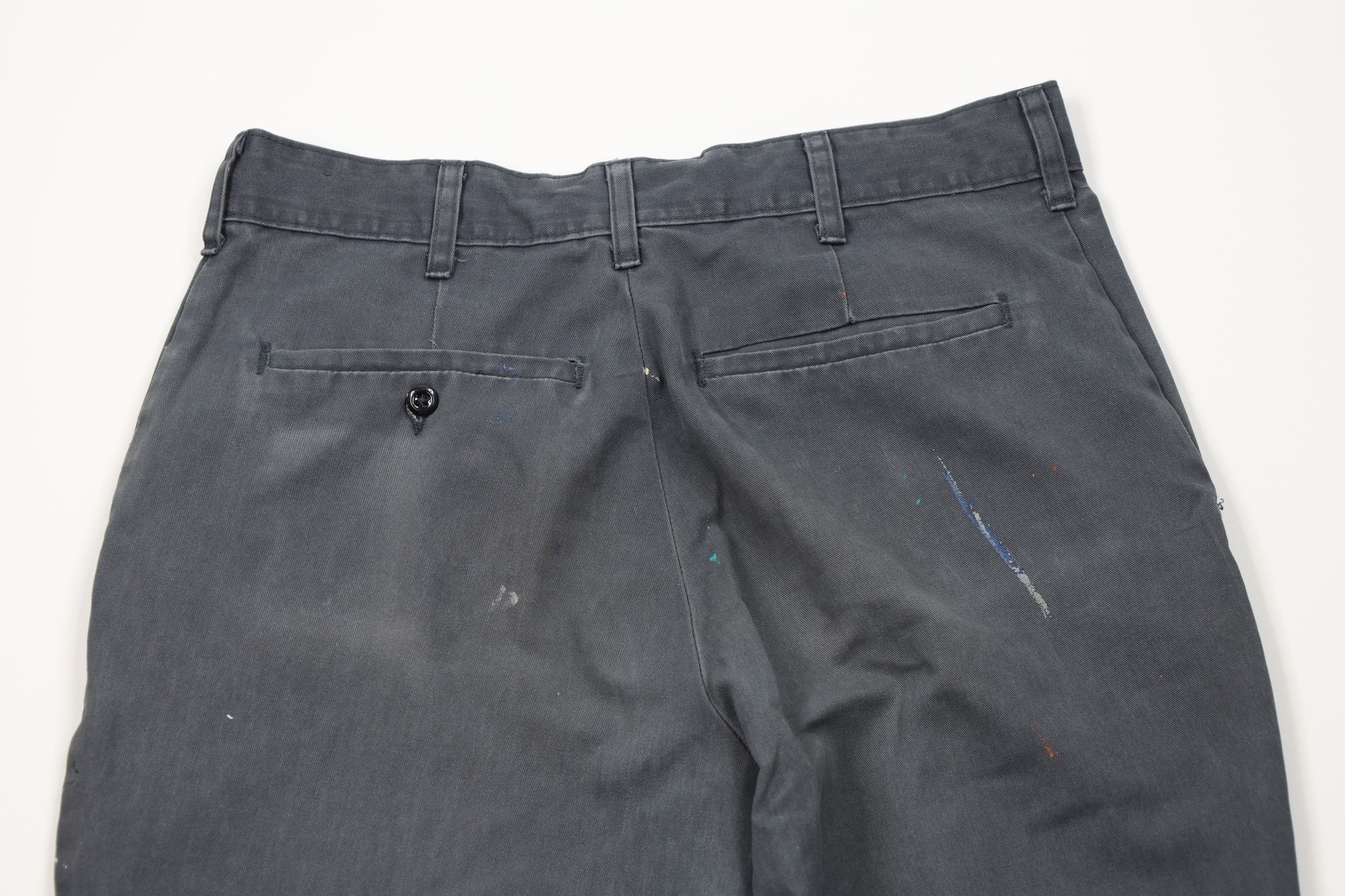 Vintage Vintage 90s Streetwear Workwear Mechanic Chino Pants Gray Size US 32 / EU 48 - 12 Thumbnail