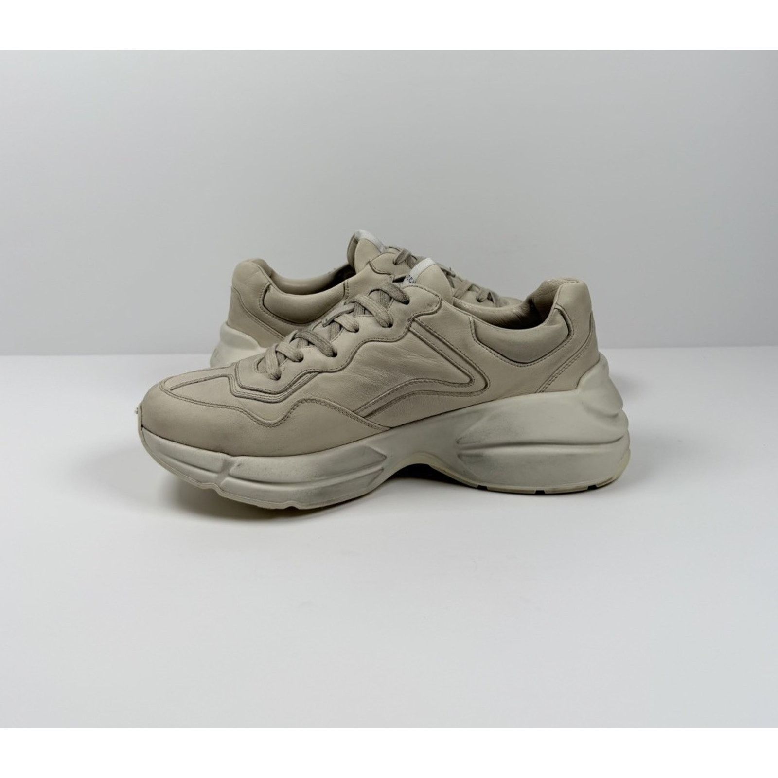 Gucci Size 8.5US - Gucci Rhyton Think/Thank Leather Sneakers Size US 8.5 / EU 41-42 - 6 Thumbnail