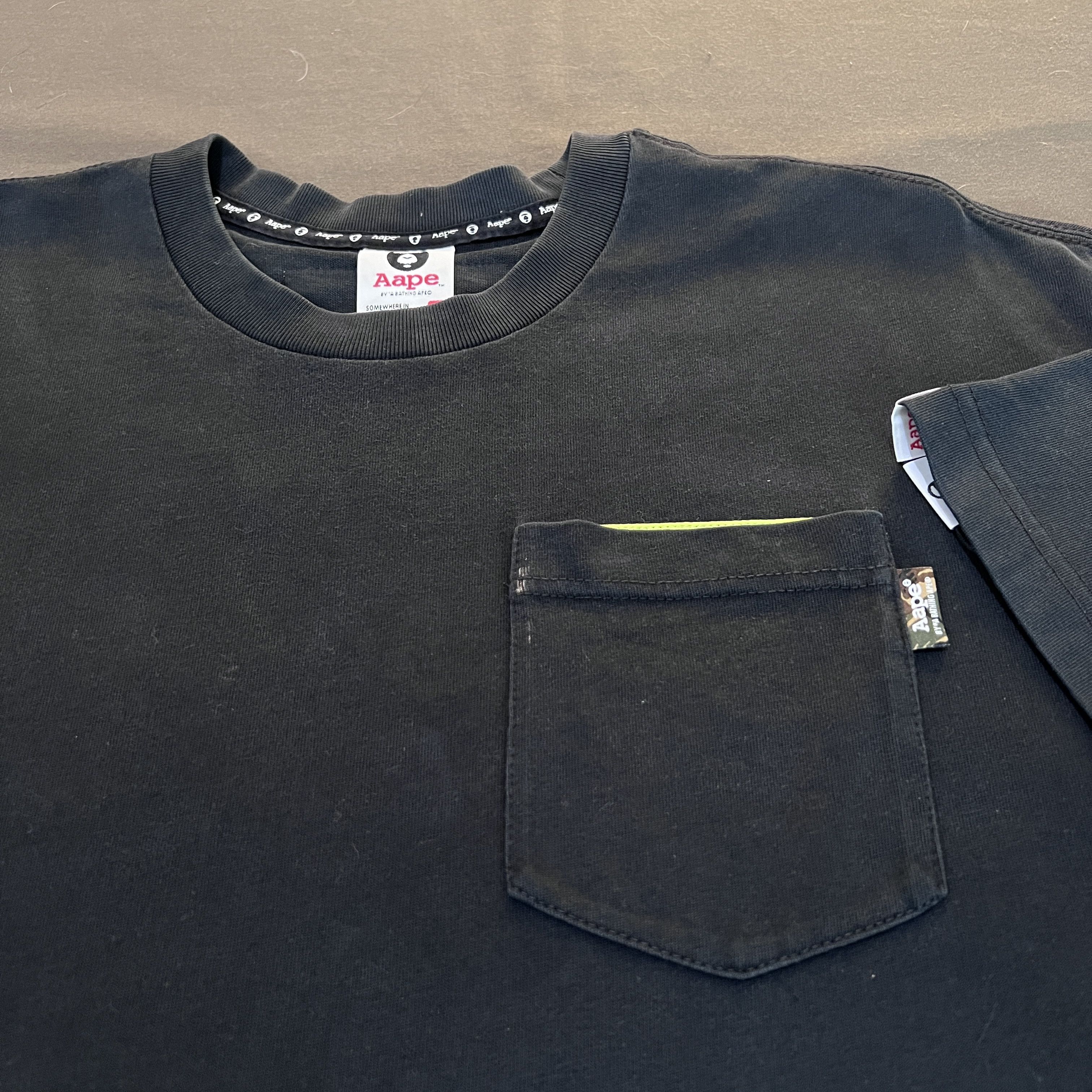 Aape Aape by A Bathing Ape SPEC-APUNVS-AP01 Pocket Tee Size US M / EU 48-50 / 2 - 2 Thumbnail