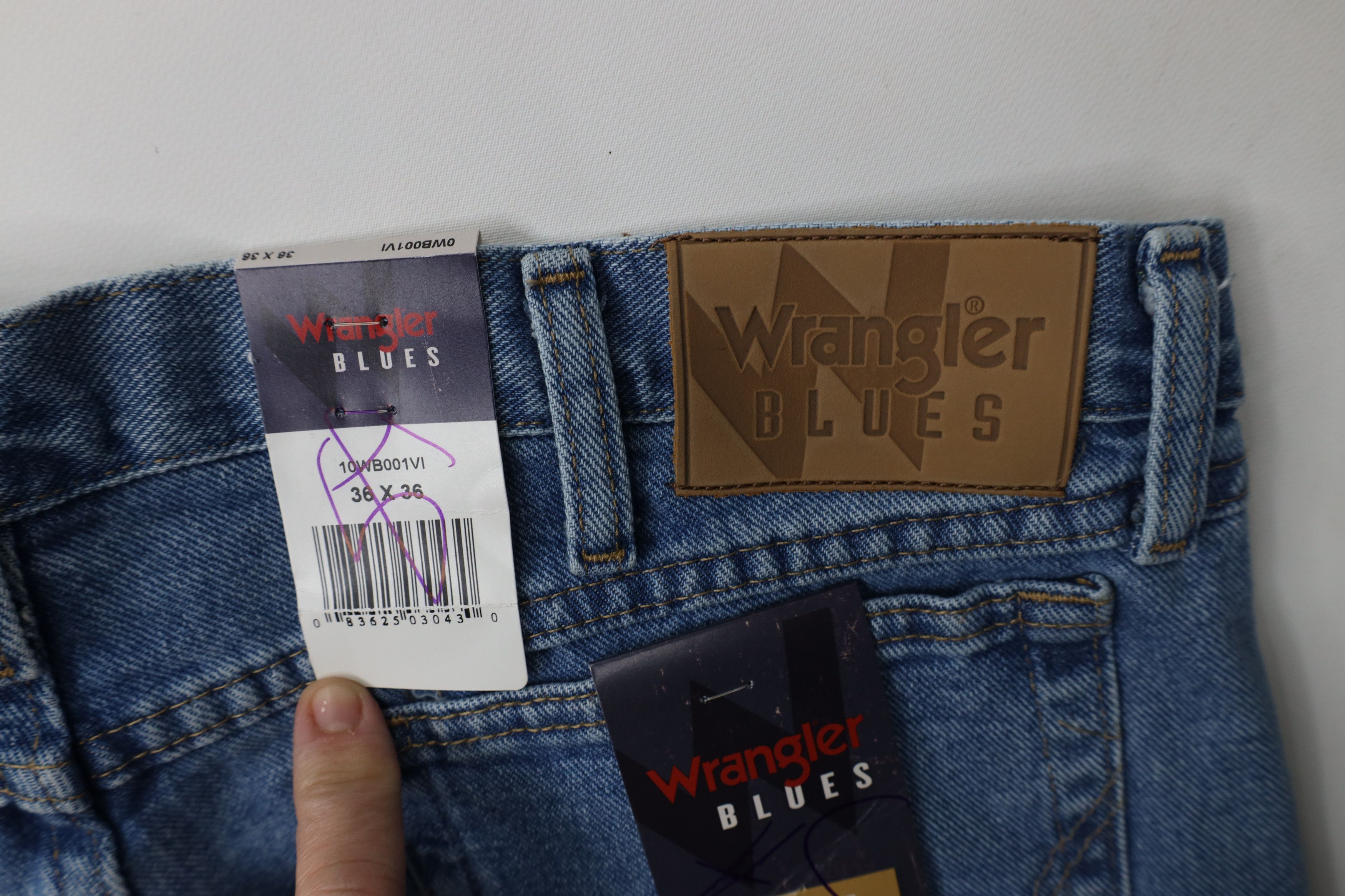 Deadstock Y2K Wrangler Fit Western Bootcut Denim Jeans Blue