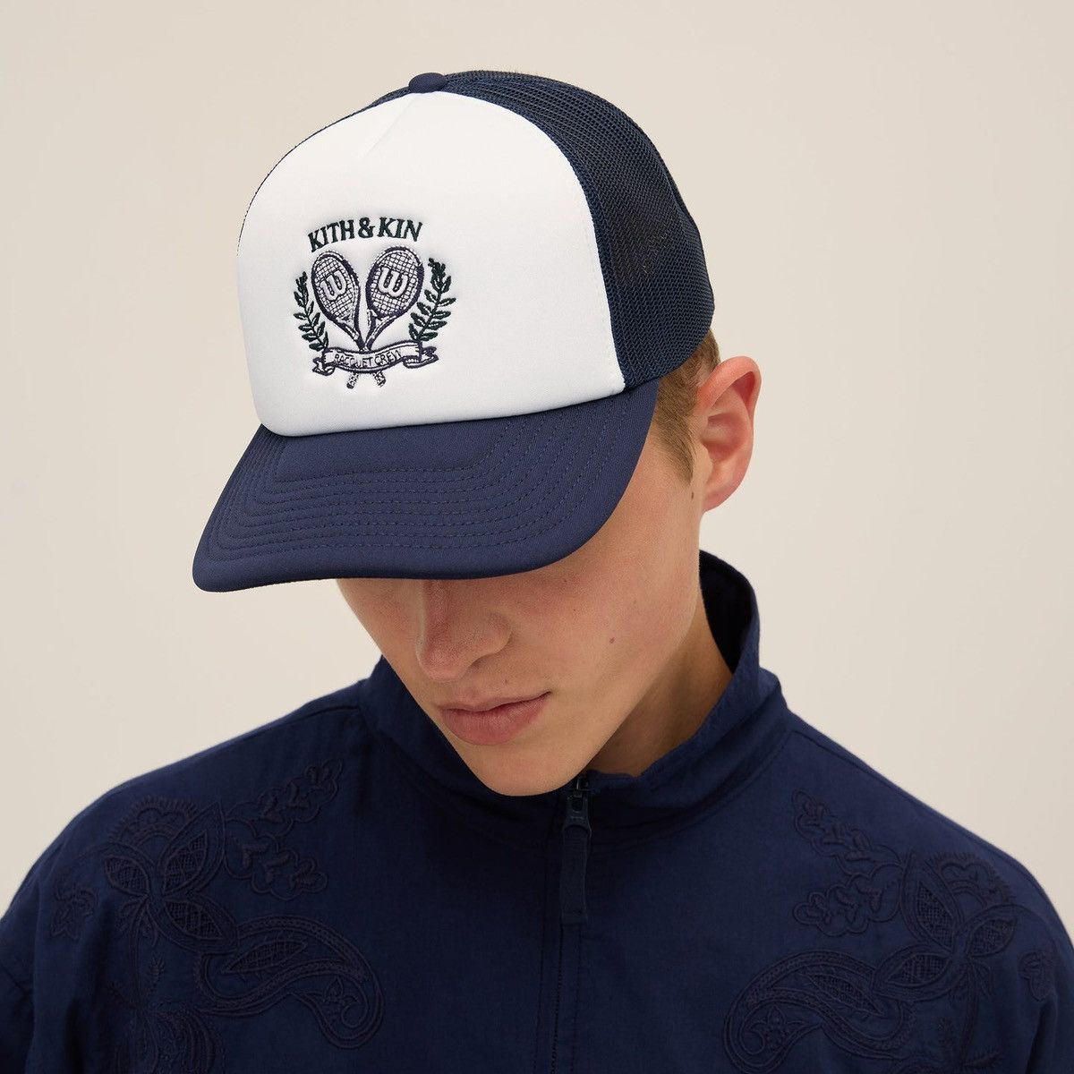 Kith × Wilson Kith for Wilson Polyfoam Nolan Trucker Hat Snapback Size ONE SIZE - 2 Thumbnail