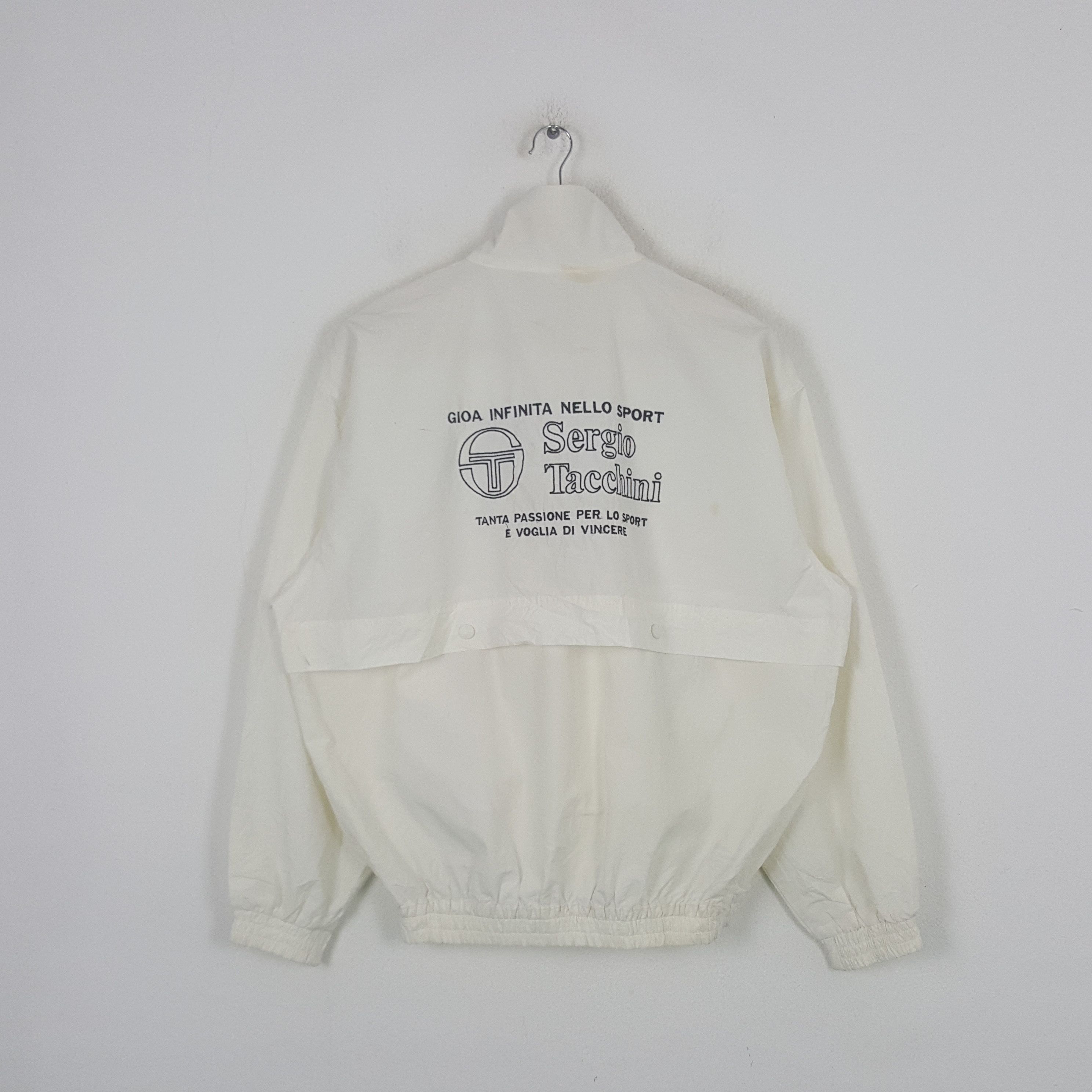 Sergio Tacchini Vintage Sergio Tacchini Tennis Sport Windbreaker Jacket RR20 Size US XL / EU 56 / 4 - 1 Thumbnail