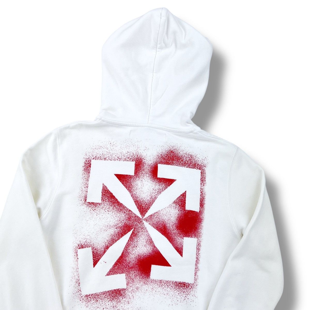 Off-White Off-White Stencil Arrows White Hoodie Size US XS / EU 42 / 0 - 1 Thumbnail