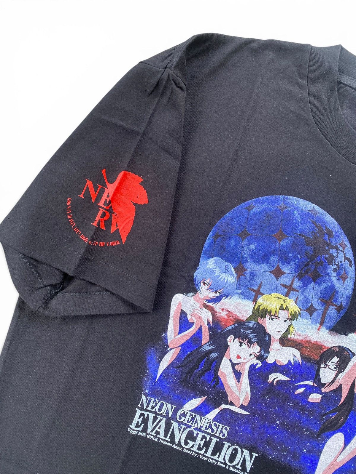 Japanese Brand Rare Evangelion Waifu Anime Shirt Neon Genesis Graphic Tee Size US XL / EU 56 / 4 - 6 Thumbnail