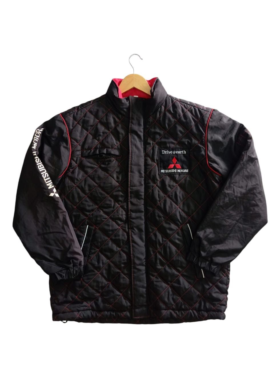 Japanese Brand × Sports Specialties Vintage Mitsubishi Drive @ Earth Quilted Jacket Size US L / EU 52-54 / 3 - 1 Thumbnail