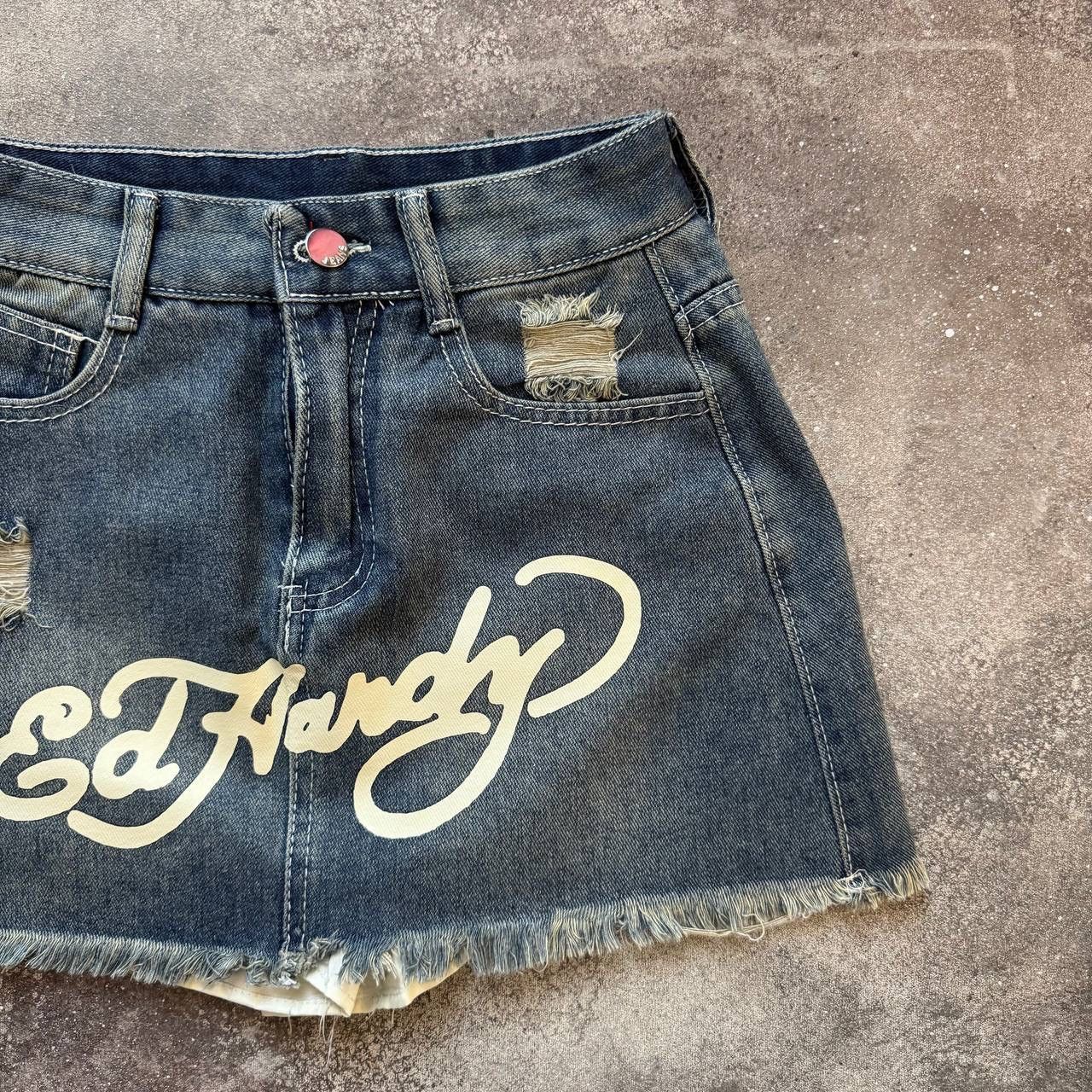 Other Ed Hardy Style Y2K Vintage Skirt Size 27" / US 4 / IT 40 - 8 Thumbnail