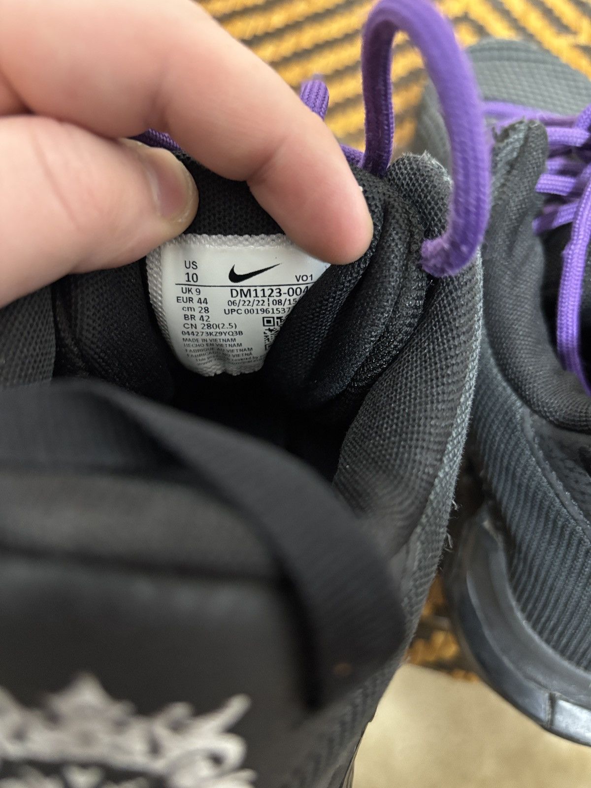 Nike Nike LeBron Witness 7 Black Anthracite Size 10 Size US 10 / EU 43 - 7 Thumbnail