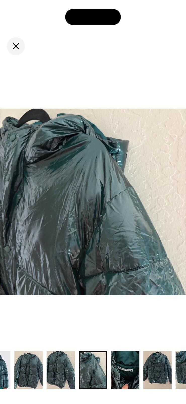 Zara Zara Men's Metallic Puffer Jacket Size US XL / EU 56 / 4 - 3 Thumbnail