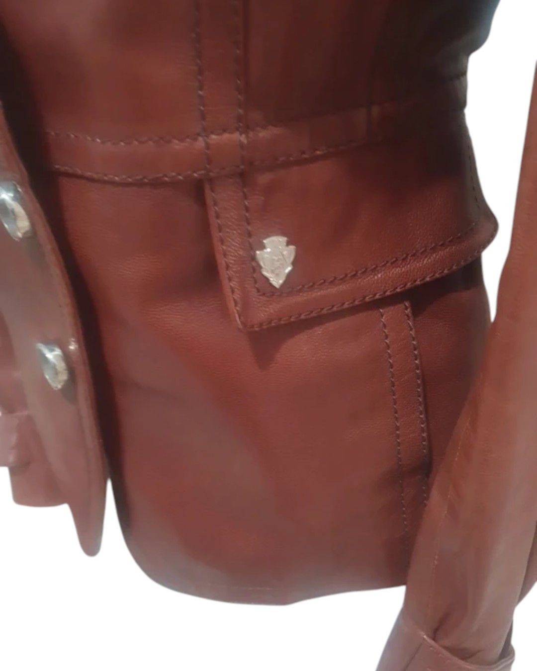 Gucci S/S 2008 LEATHER JACKET BY FRIDA GIANNINI Size S / US 4 / IT 40 - 3 Thumbnail