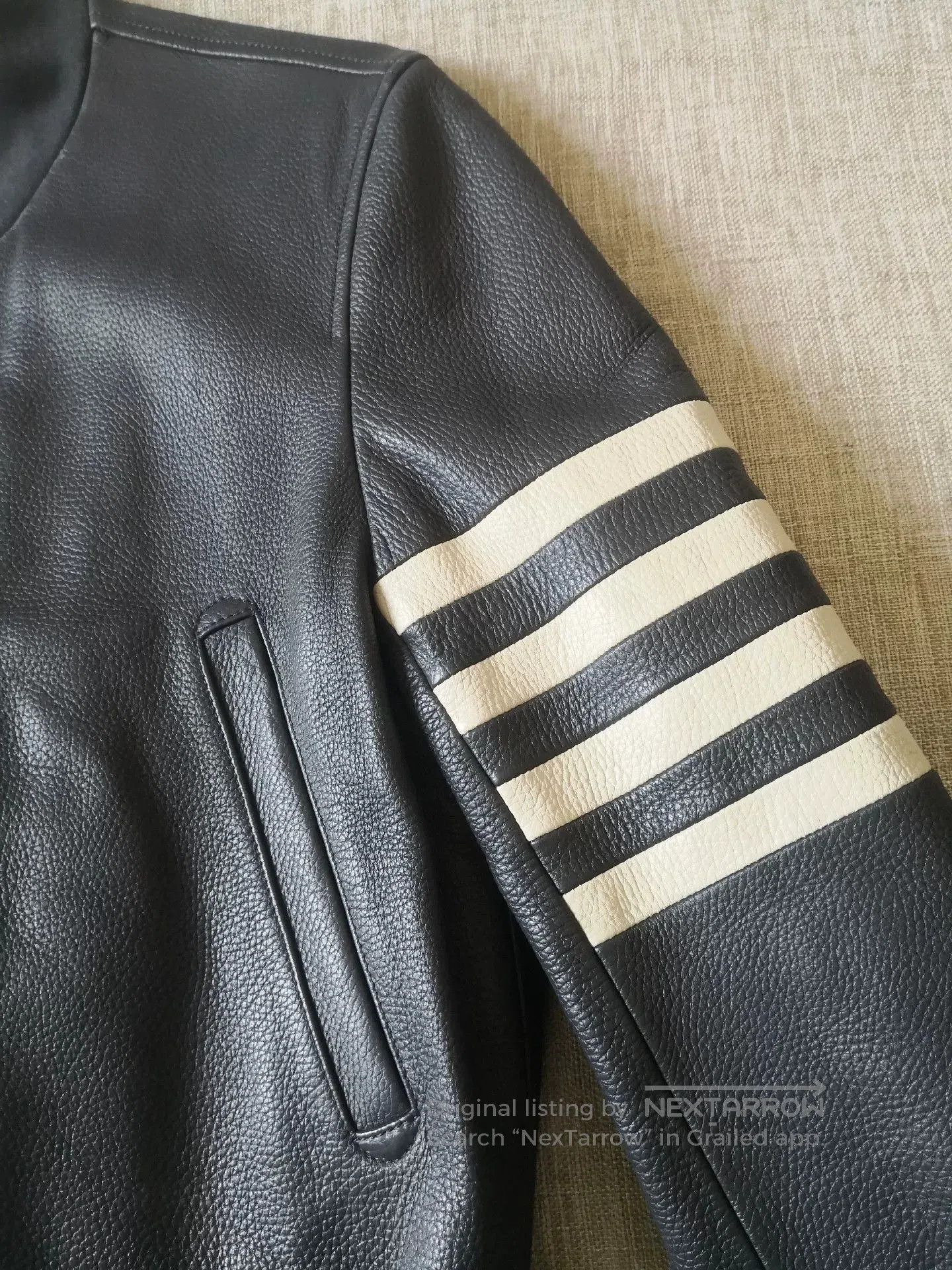 Thom Browne Thom Browne Leather Pilot Jacket. Size US M / EU 48-50 / 2 - 3 Thumbnail
