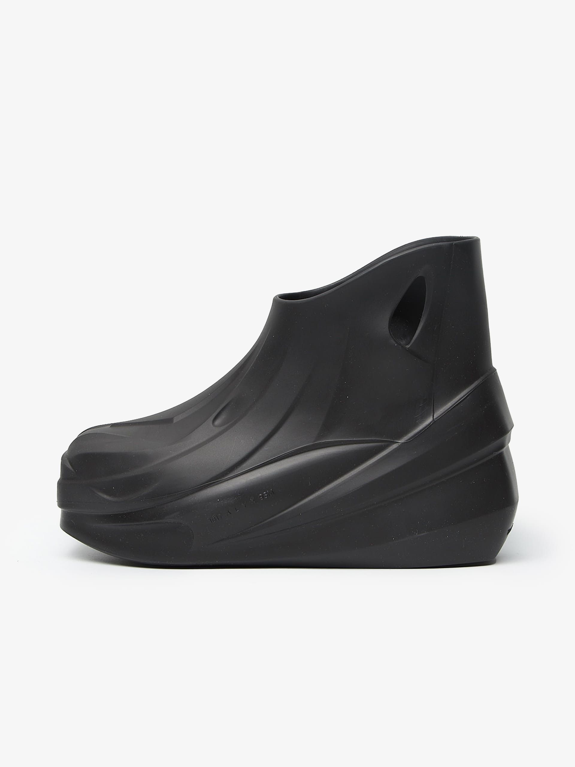 1017 ALYX 9SM Black High Rubber Mono Boots Size US 8 / EU 41 - 1 Thumbnail
