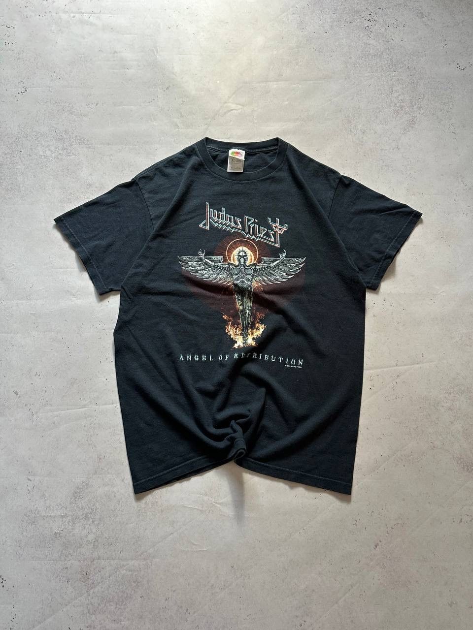 Judas Priest Vintage Judas Priest «Angel of Retribution» Promo T-shirt M Size US M / EU 48-50 / 2 - 1 Thumbnail