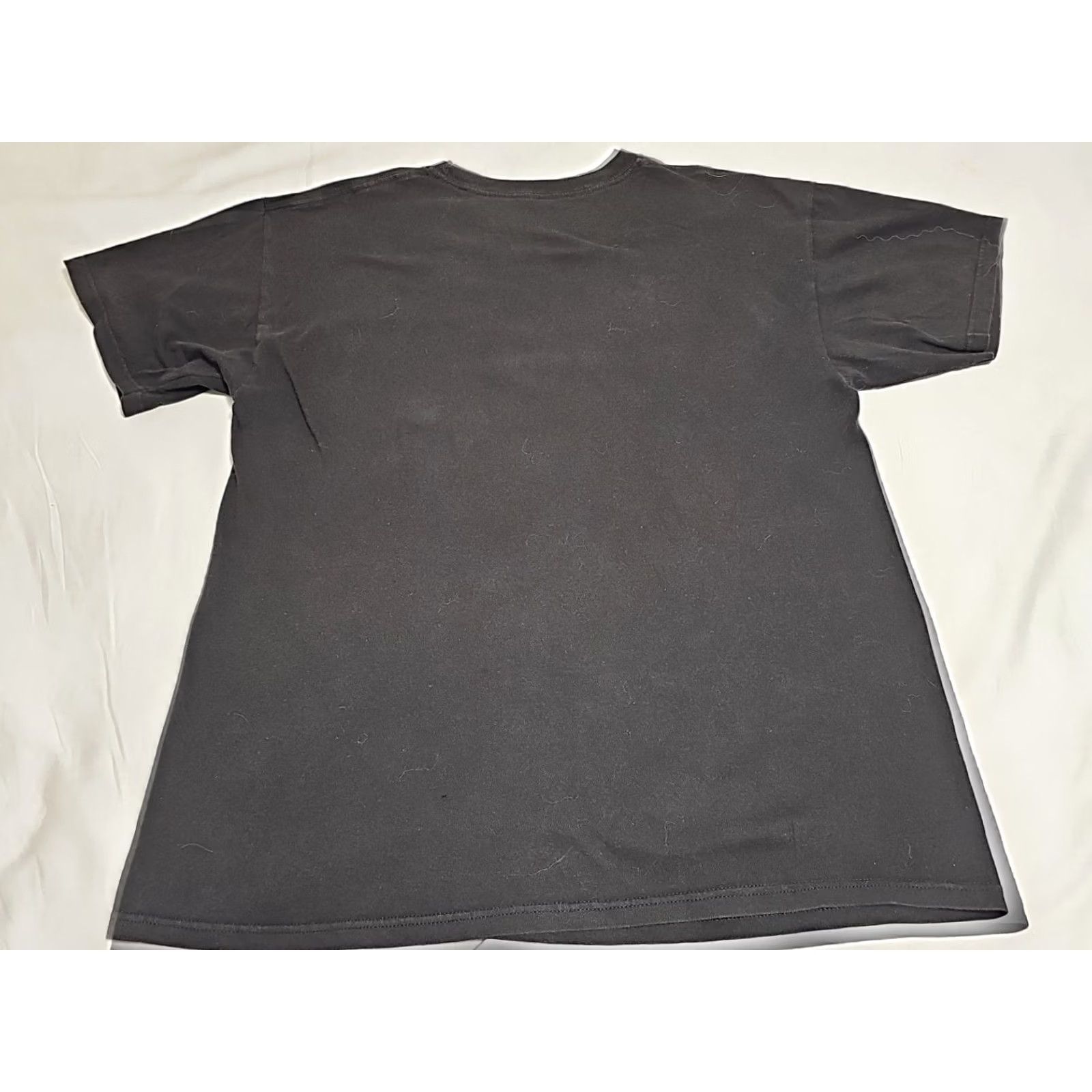 Vintage Five Nights At Freddys Fans Freddie Faz Bear Black Horror TShirt L Large Crew Neck Short Sleeve Graphic Print Unisex Adults T-Shirt Mens Size US L / EU 52-54 / 3 - 3 Thumbnail