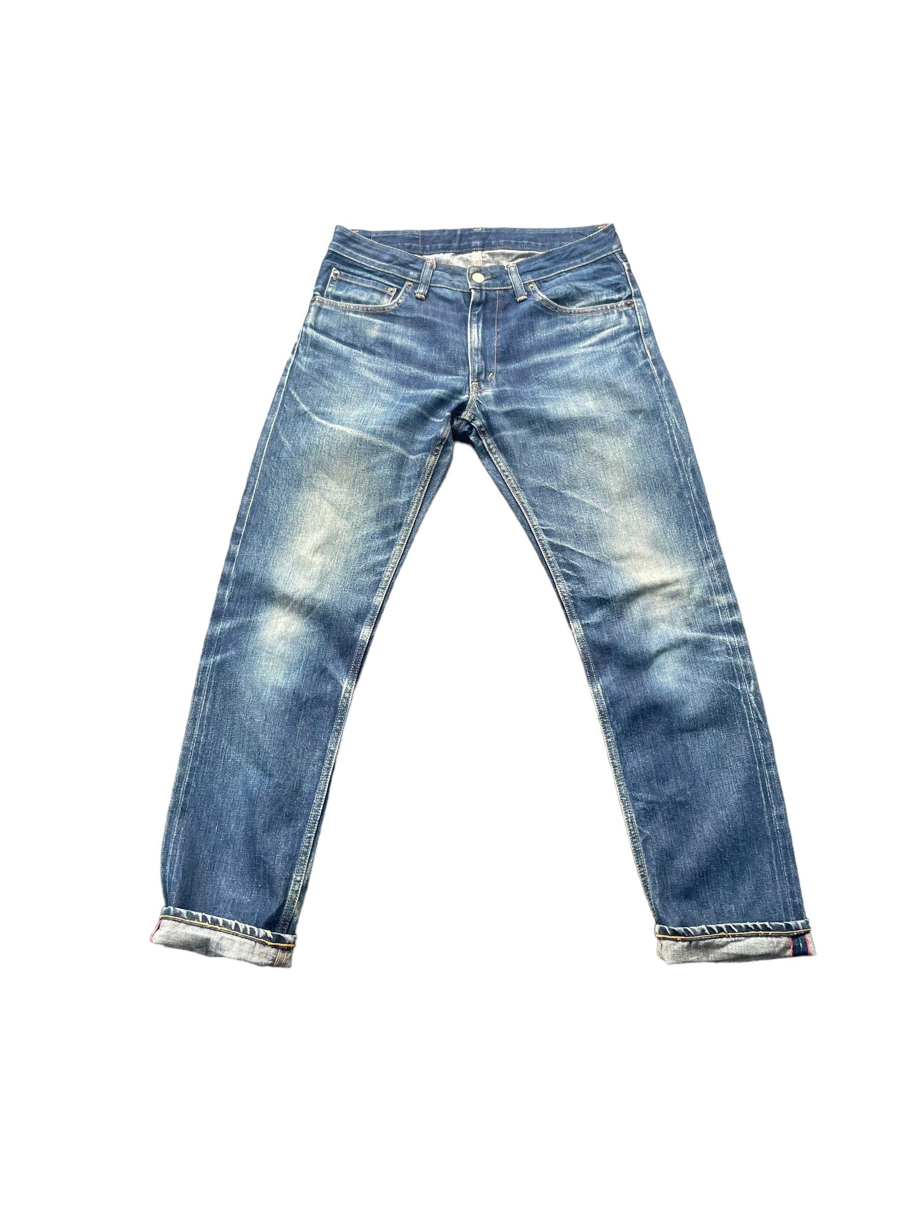 HRMTG Vintage HRM Selvedge Distresed Denim Size US 33 - 1 Thumbnail