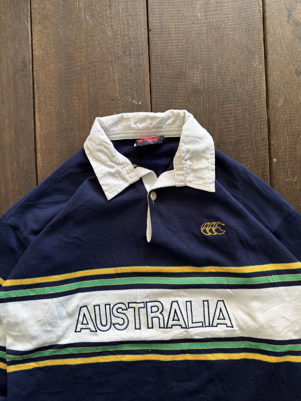 Canterbury of New Zealand Vintage Canterbury Australia Rugby Shirt Size US M / EU 48-50 / 2 - 4 Thumbnail