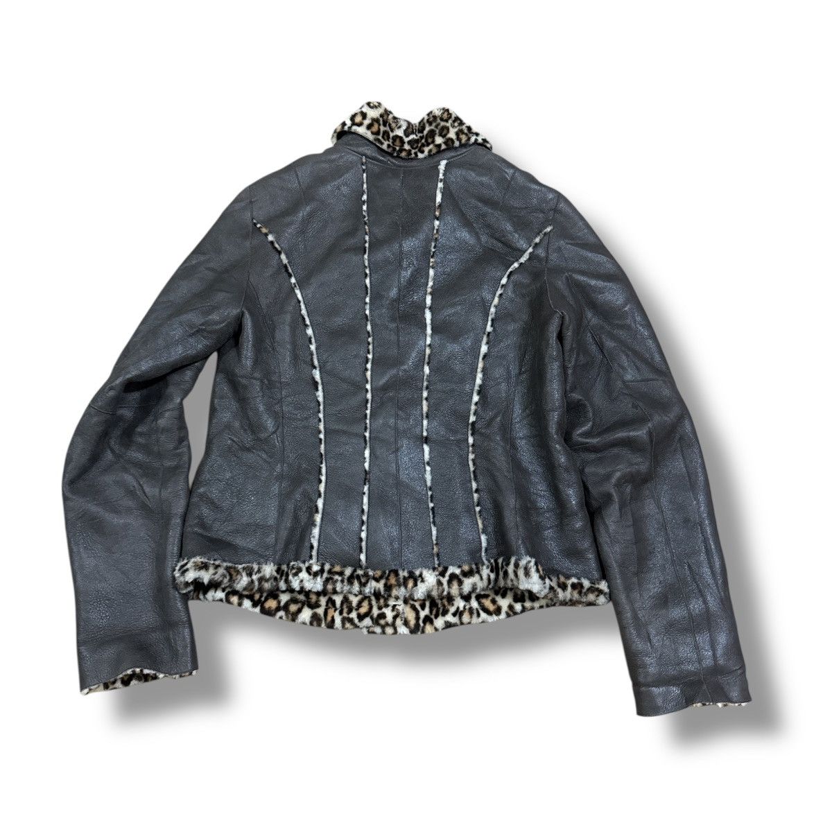 Leather Vintage Sheep skin leather jacket Size M / US 6-8 / IT 42-44 - 4 Thumbnail