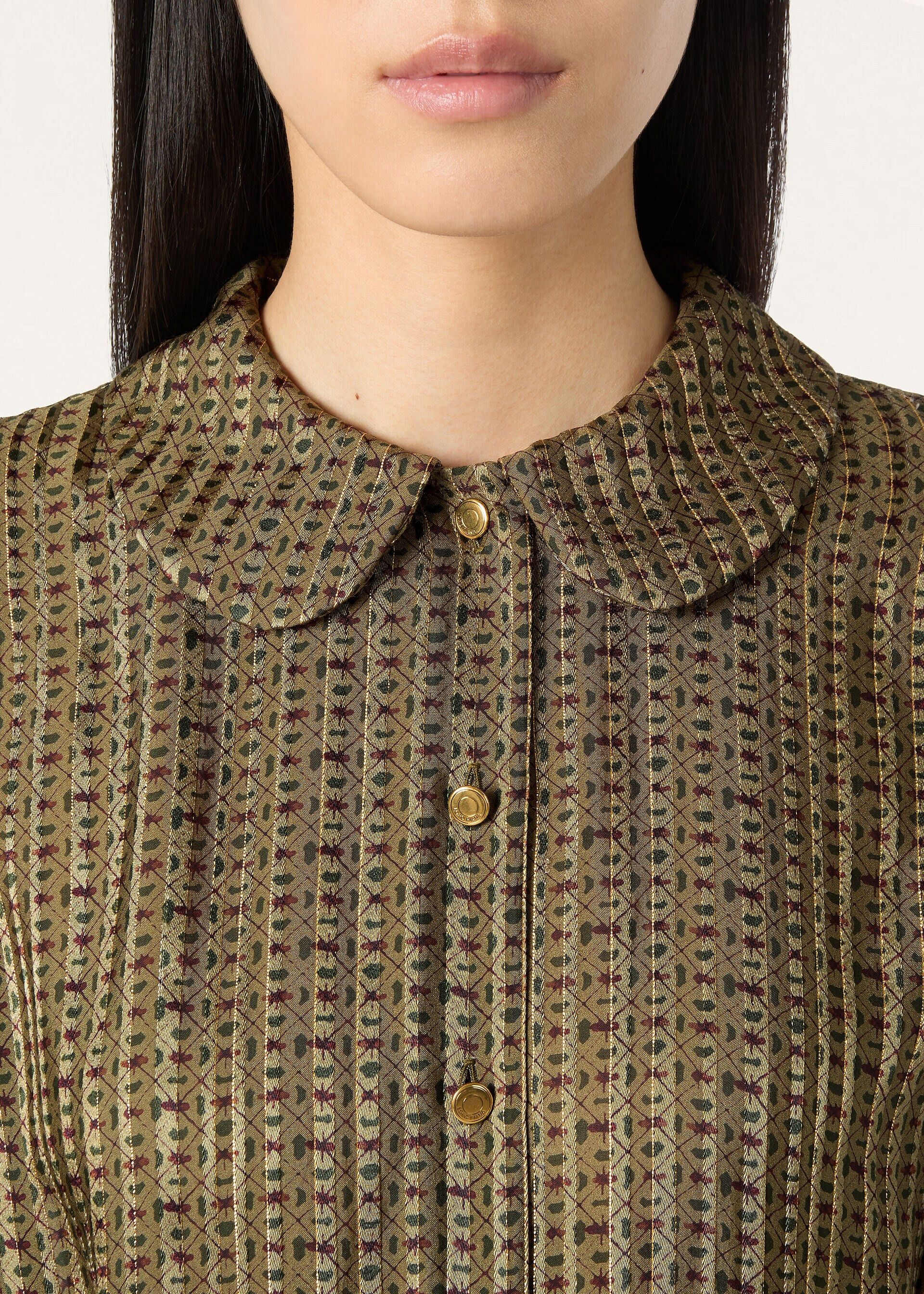 Loro Piana os11x0326 FAQ9321 Laika Dress in Olive/Brown Size XS / US 0-2 / IT 36-38 - 3 Thumbnail
