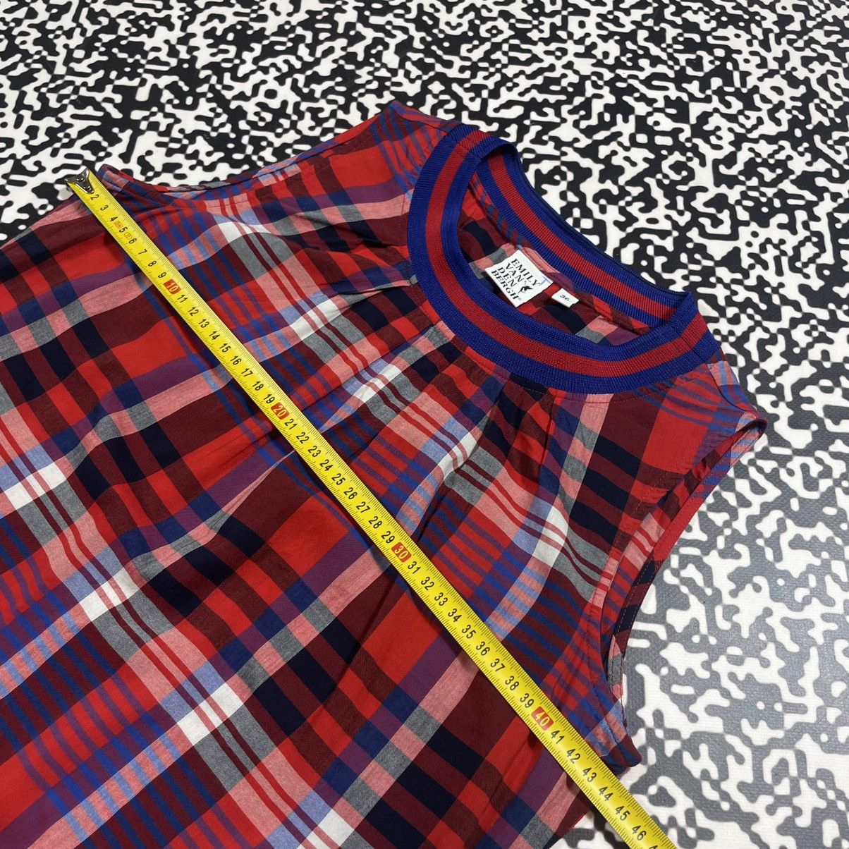 Vintage Vintage Y2K Emily Van Den Bergh Checked Luxury Shirt Size S / US 4 / IT 40 - 13 Thumbnail