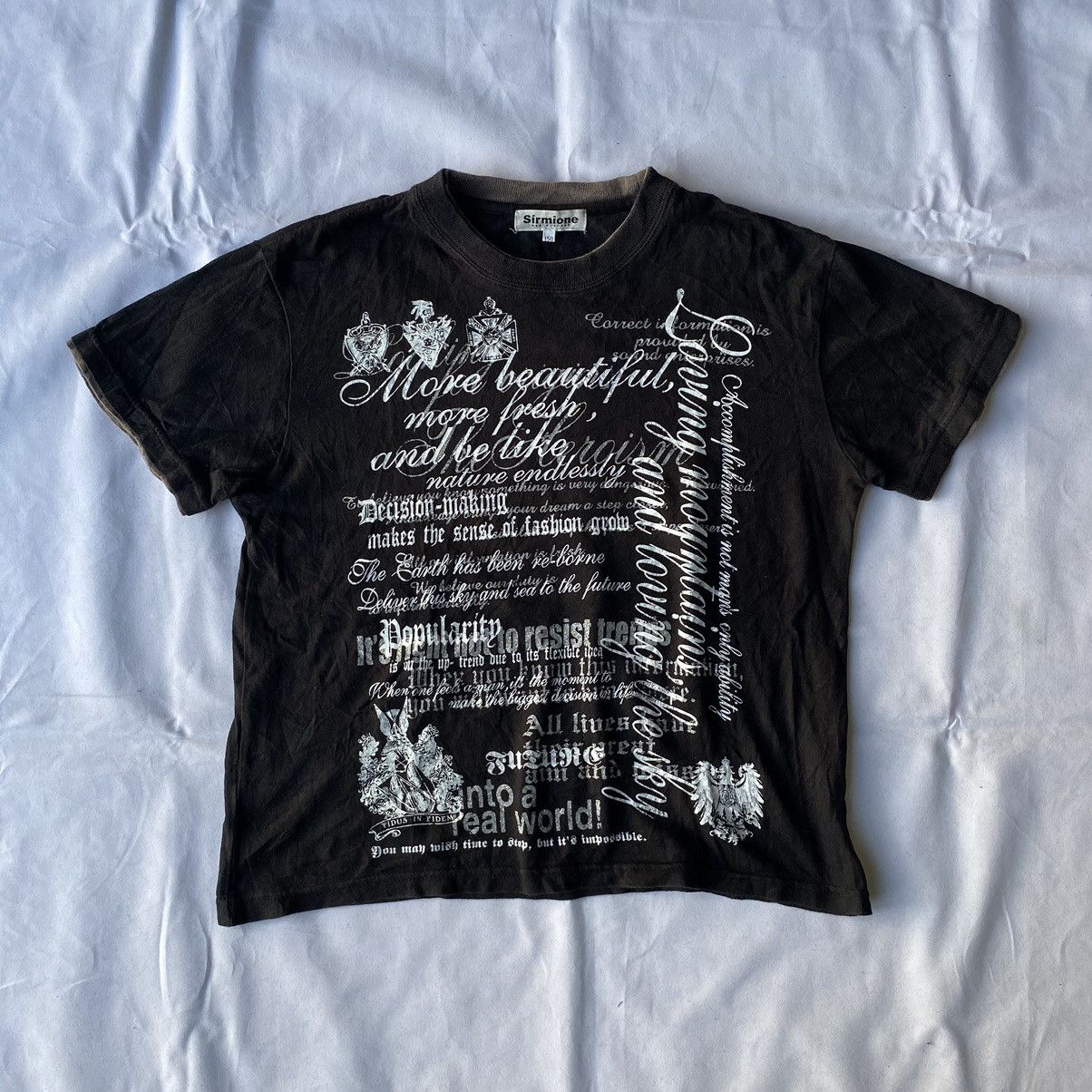 Hysteric Glamour × Japanese Brand × Le Grande Bleu (L.G.B.) Poem Double Collar LGB Style by Sirmione Short Sleeve Size US M / EU 48-50 / 2 - 1 Thumbnail