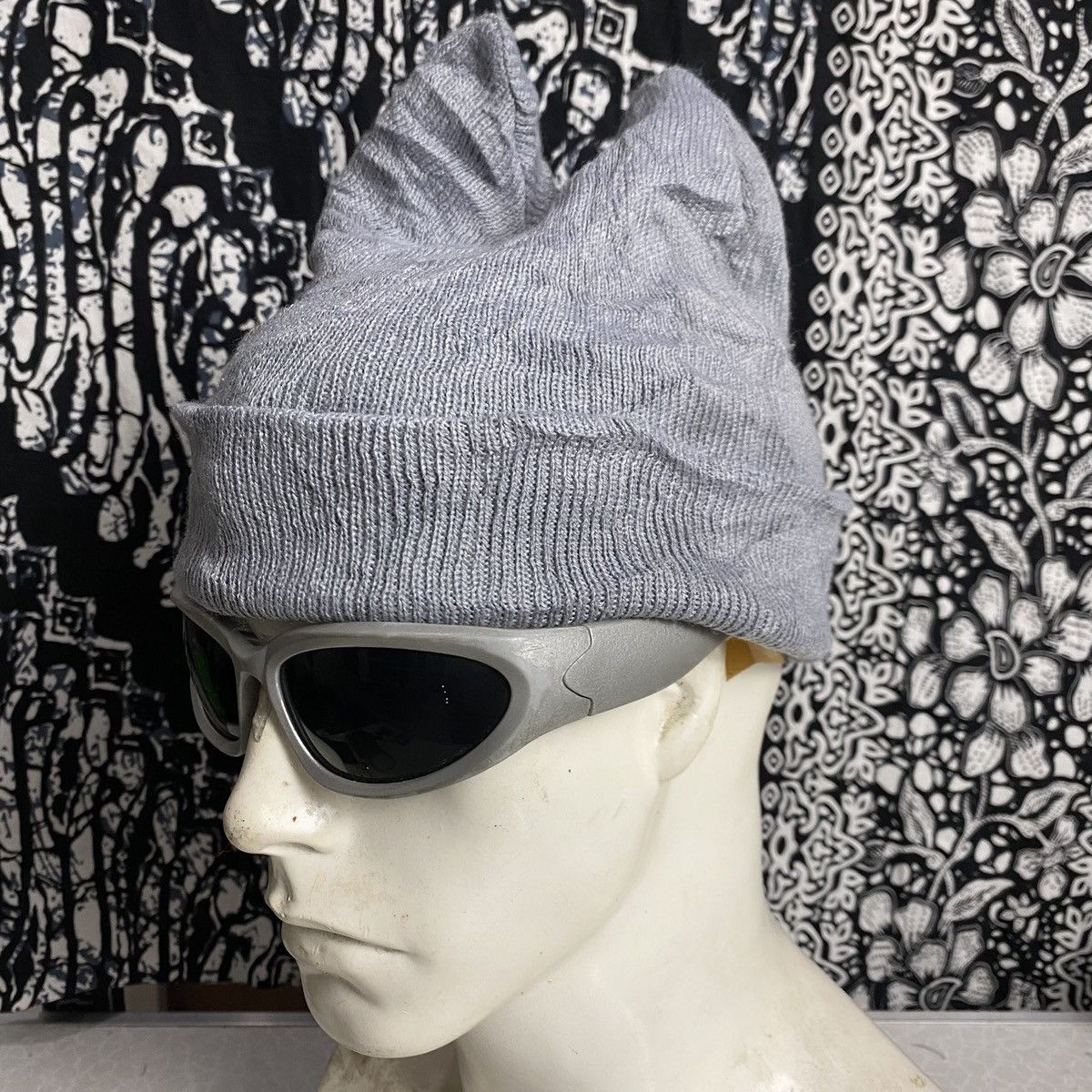 Japanese Brand 2000s unique bunny horn beanie hats Size ONE SIZE - 3 Thumbnail