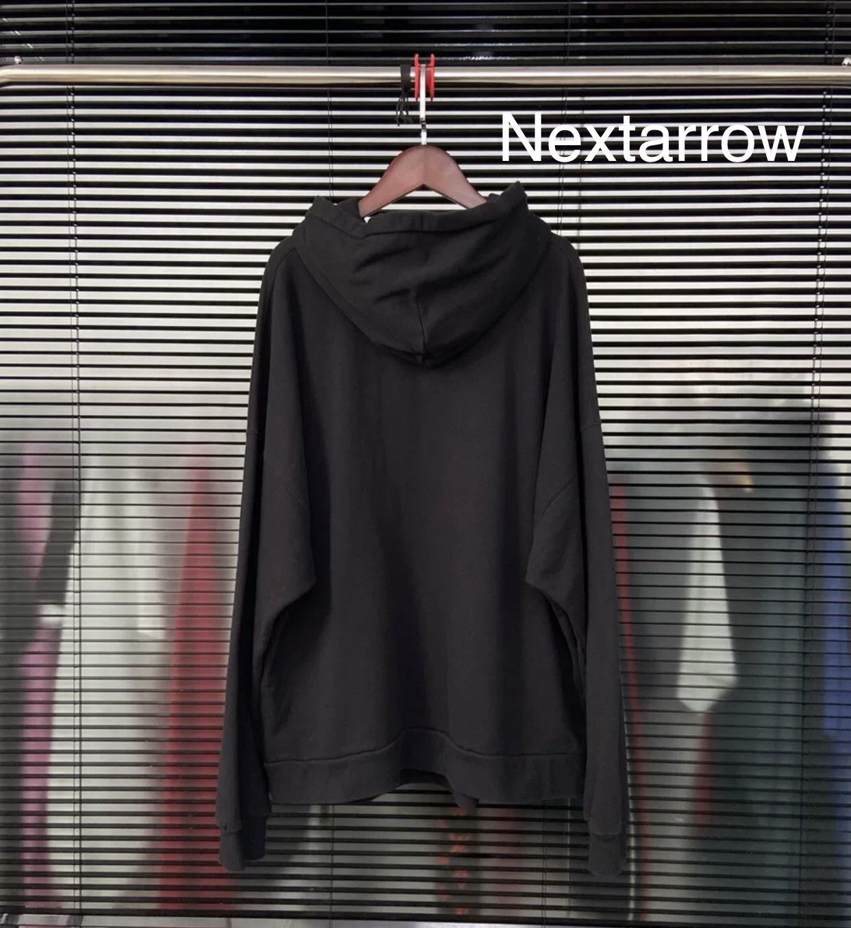 Balenciaga Balenciaga underlined logo letter black hoodie hooded Size US M / EU 48-50 / 2 - 2 Thumbnail