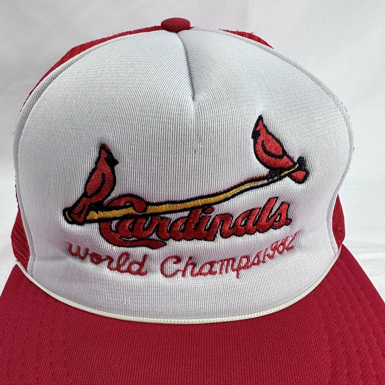 Other 1982 St. Louis Cards World Champs SnapBack Trucker Hat Cap Size ONE SIZE - 14 Thumbnail