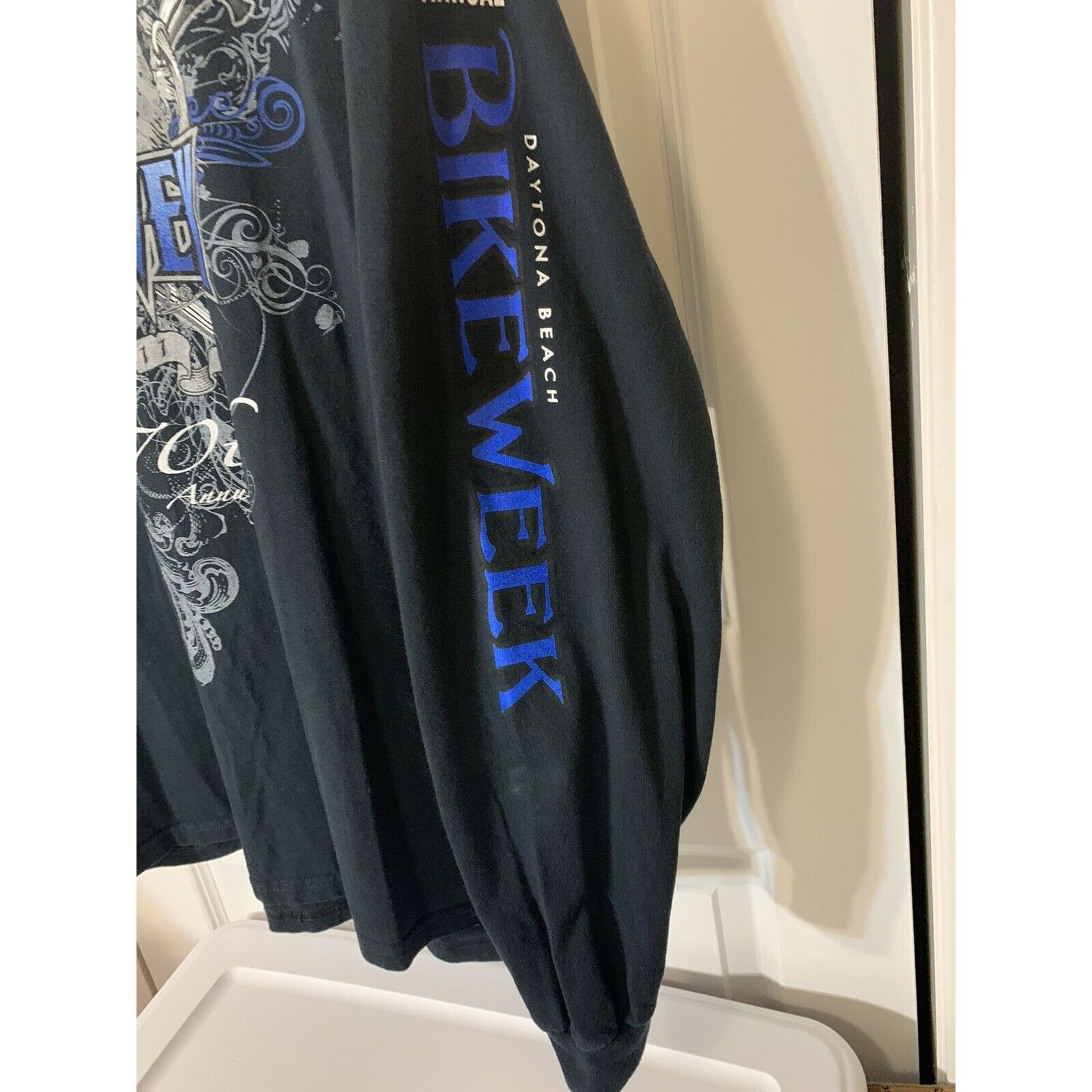 Gildan 70th Annual Bike Week Daytona Beach Long Sleeve T-Shirt 2011 Size US XL / EU 56 / 4 - 4 Thumbnail