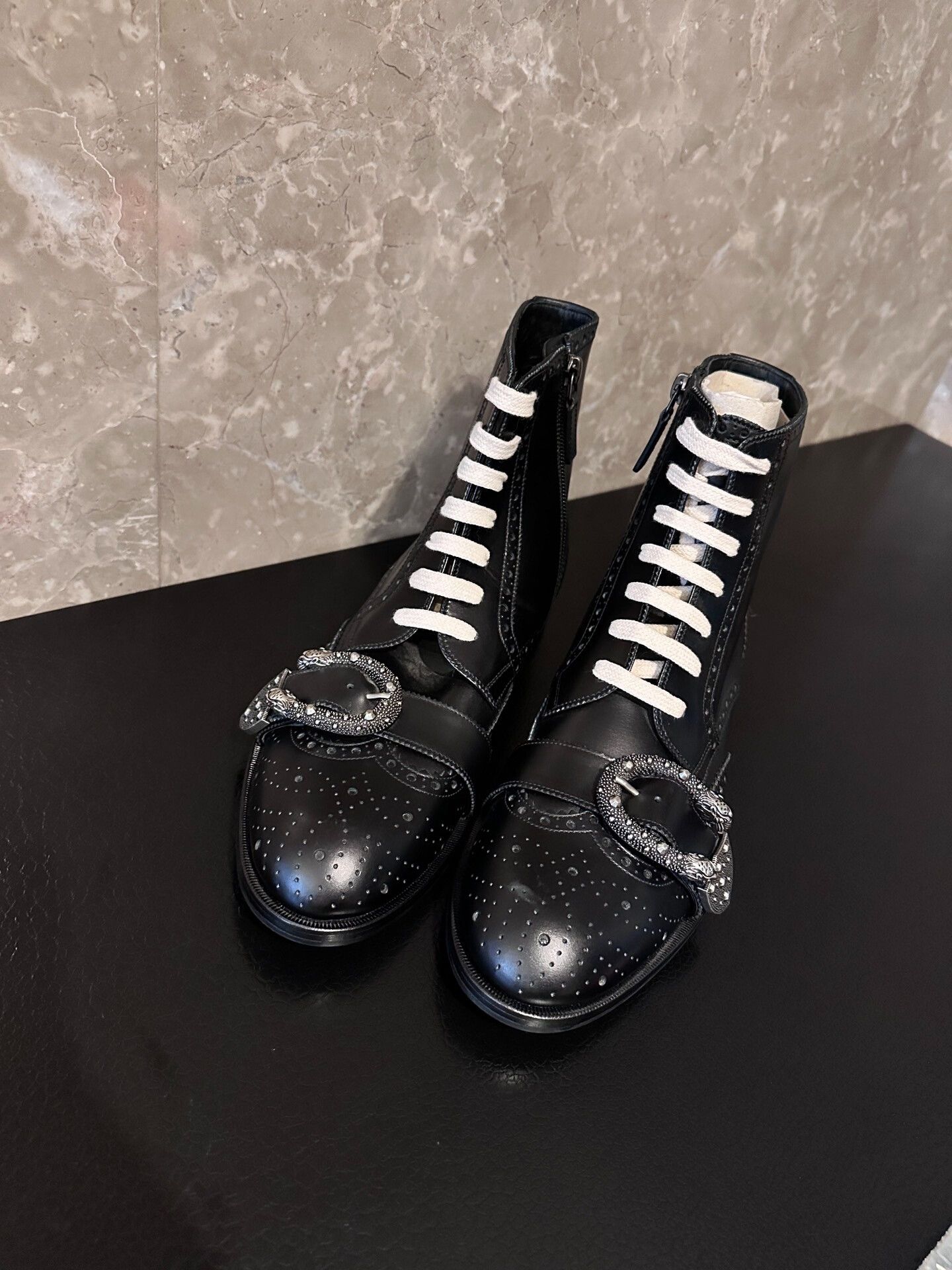 Gucci Gucci 17SS Dionysus Buckle Chelsea Boots Size US 8 / EU 41 - 1 Thumbnail