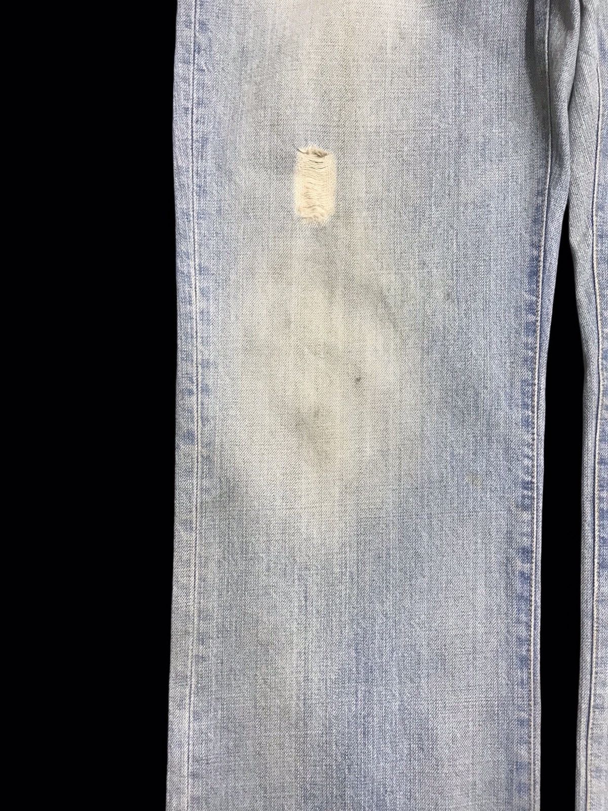Japanese Brand × Tete Homme 💥ARCHIVAL💥TETE HOMME DIRTY DISTRESSED DENIM F129 Size US 34 / EU 50 - 6 Thumbnail