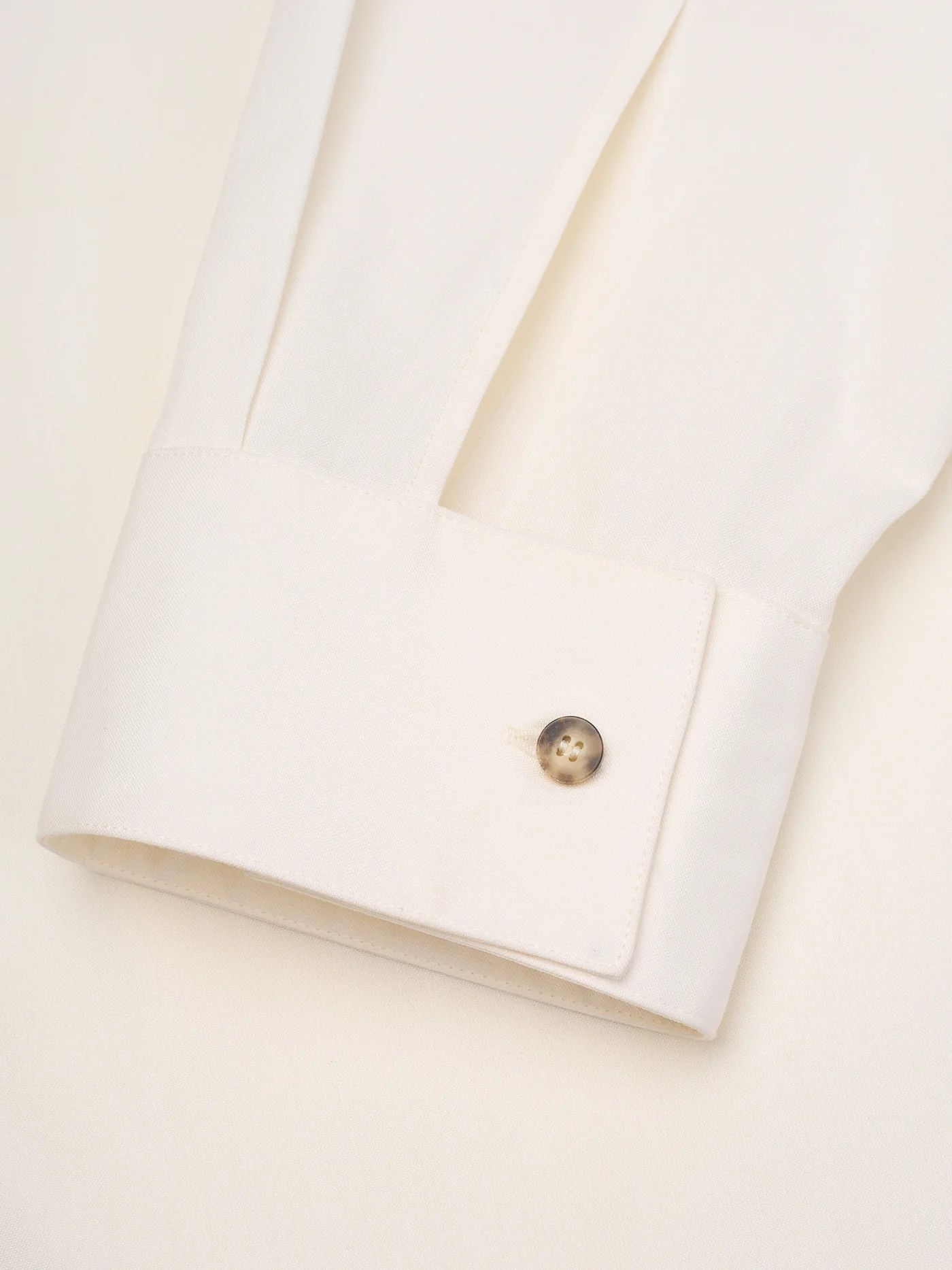 Fear of God FEAR OF GOD Eternal Off-White Cotton Wool-Elastane Shirt Size US L / EU 52-54 / 3 - 4 Thumbnail