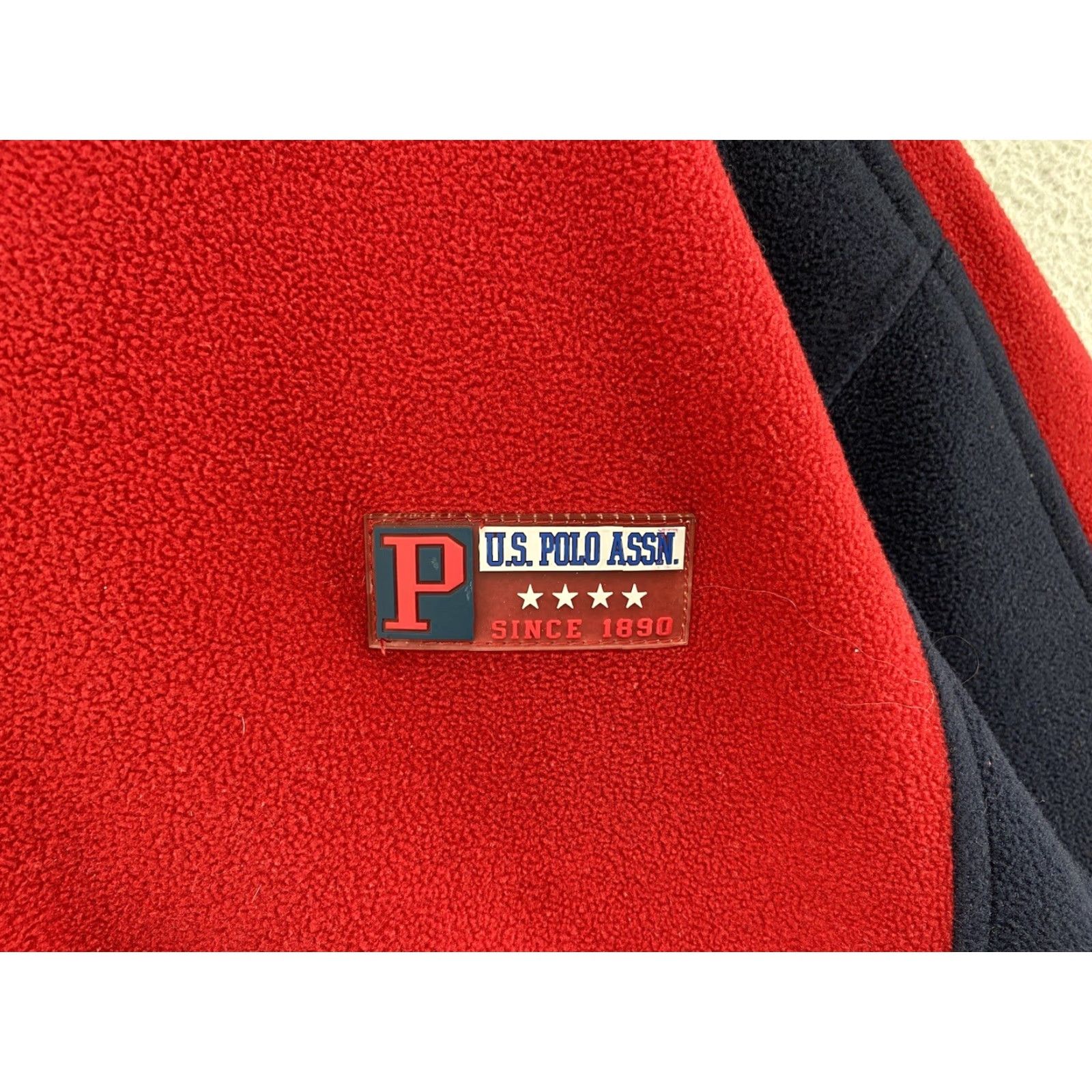 U.S. Polo Assn. U.S. Polo Assn. Mens 1/4 Zip Long Sleeve Pullover Fleece Size L Multicolor Logo Sweatshirt 90s Style Mens Size US L / EU 52-54 / 3 - 2 Thumbnail