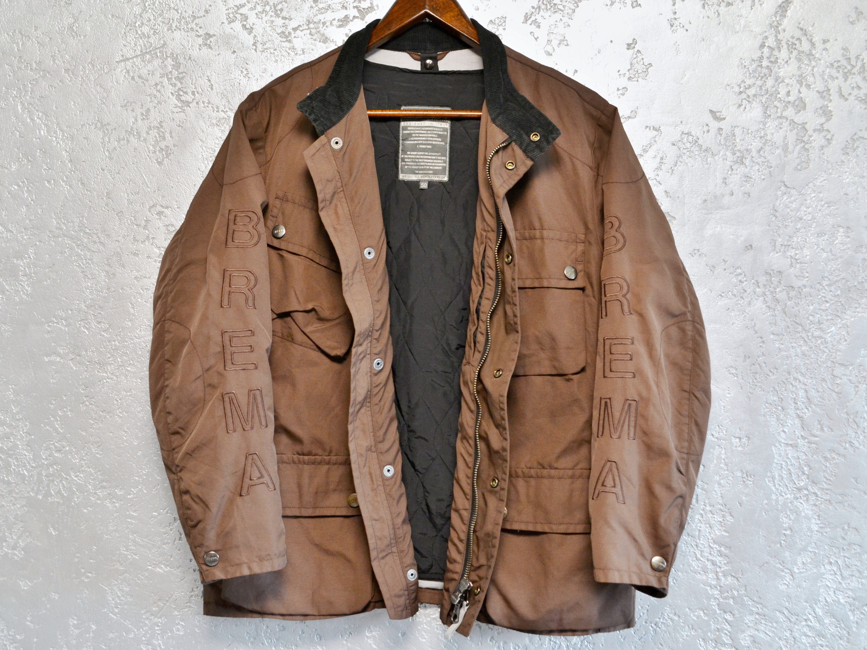 Other BREMA Italy Men’s Lightweight Motorcycle Jacket Brown Size US XL / EU 56 / 4 - 3 Thumbnail