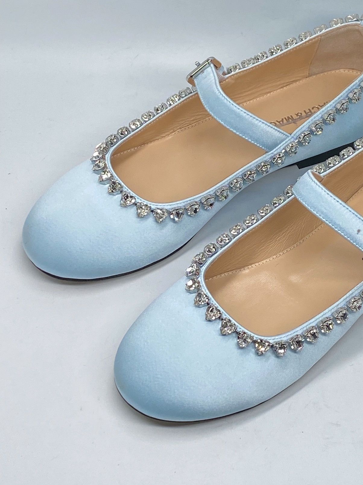 MACH & MACH MACH & MACH Audrey embellished satin ballet flats size 37 Size US 7 / IT 37 - 9 Thumbnail