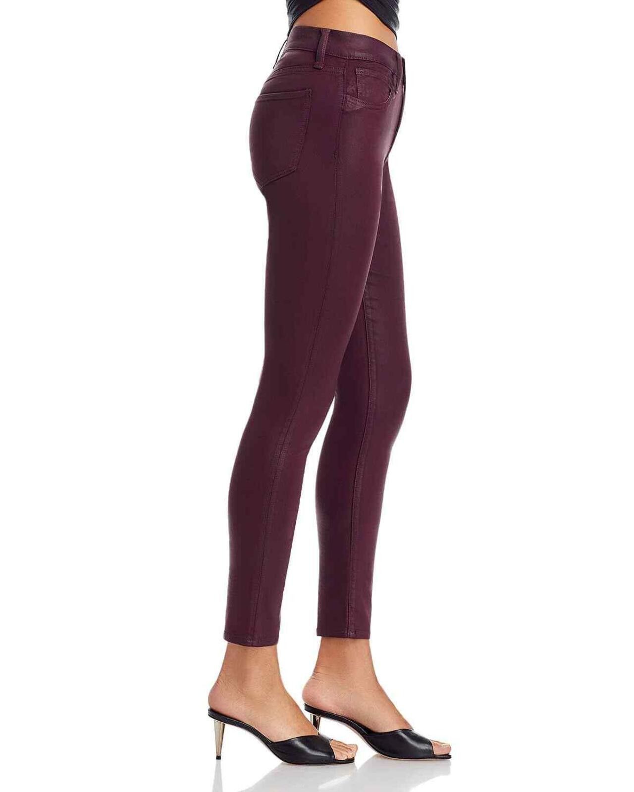 Other Joe's Jeans The Charlie Coated High Waist Ankle Skinny Jeans Size 25" / US 0 / IT 36 - 3 Thumbnail