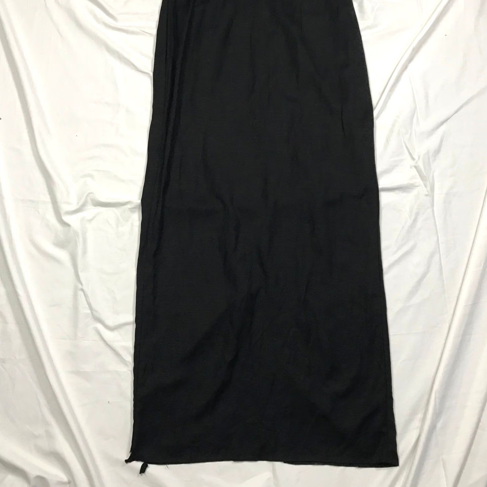 Lioness Lioness Black Halter Maxi Dress XL Sleeveless High Slit Minimalist Size XL / US 12-14 / IT 48-50 - 7 Thumbnail