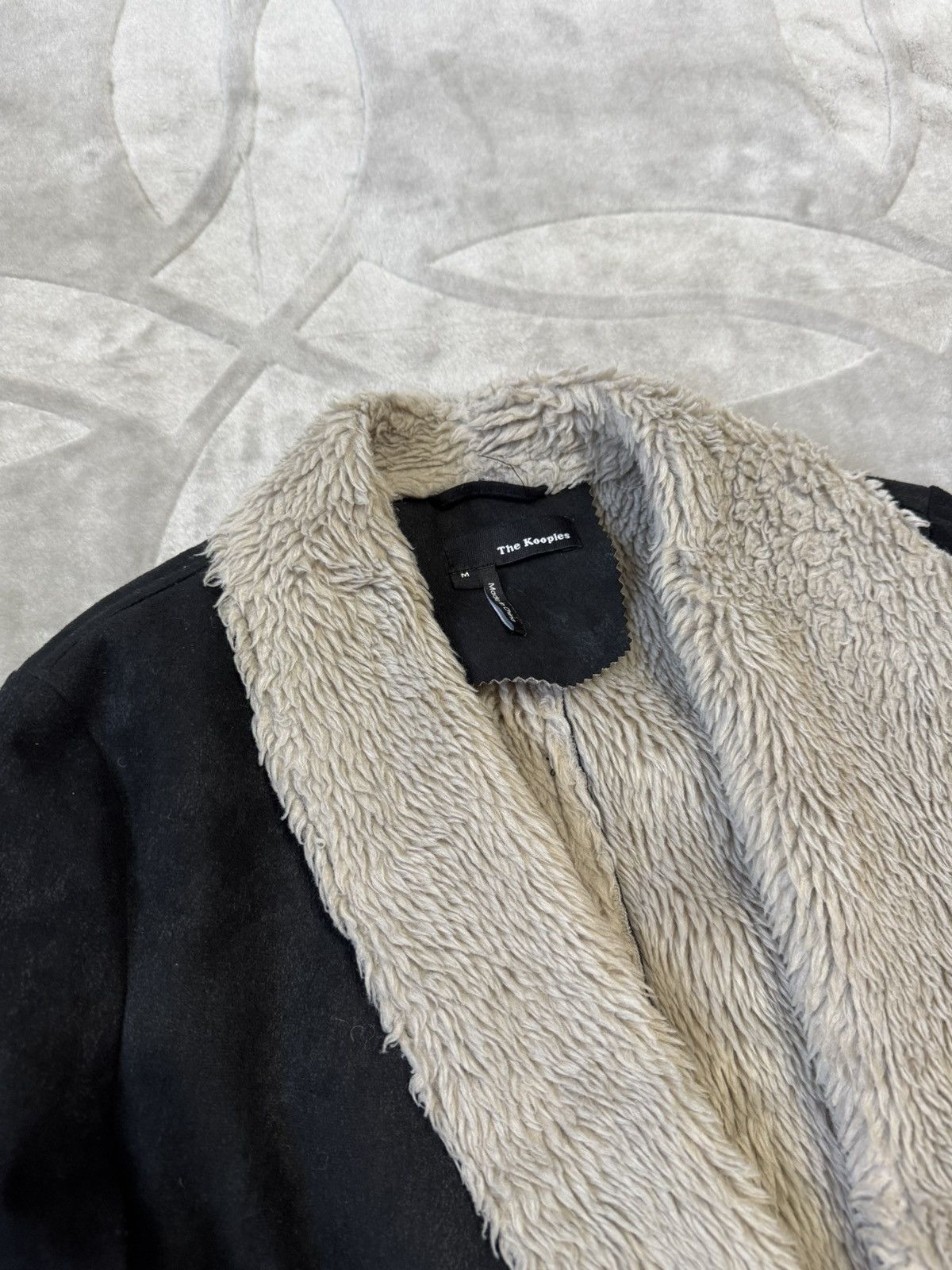 The Kooples The Kooples Faux Shearling Jacket Sherpa Asymmetric size M Size M / US 6-8 / IT 42-44 - 7 Thumbnail
